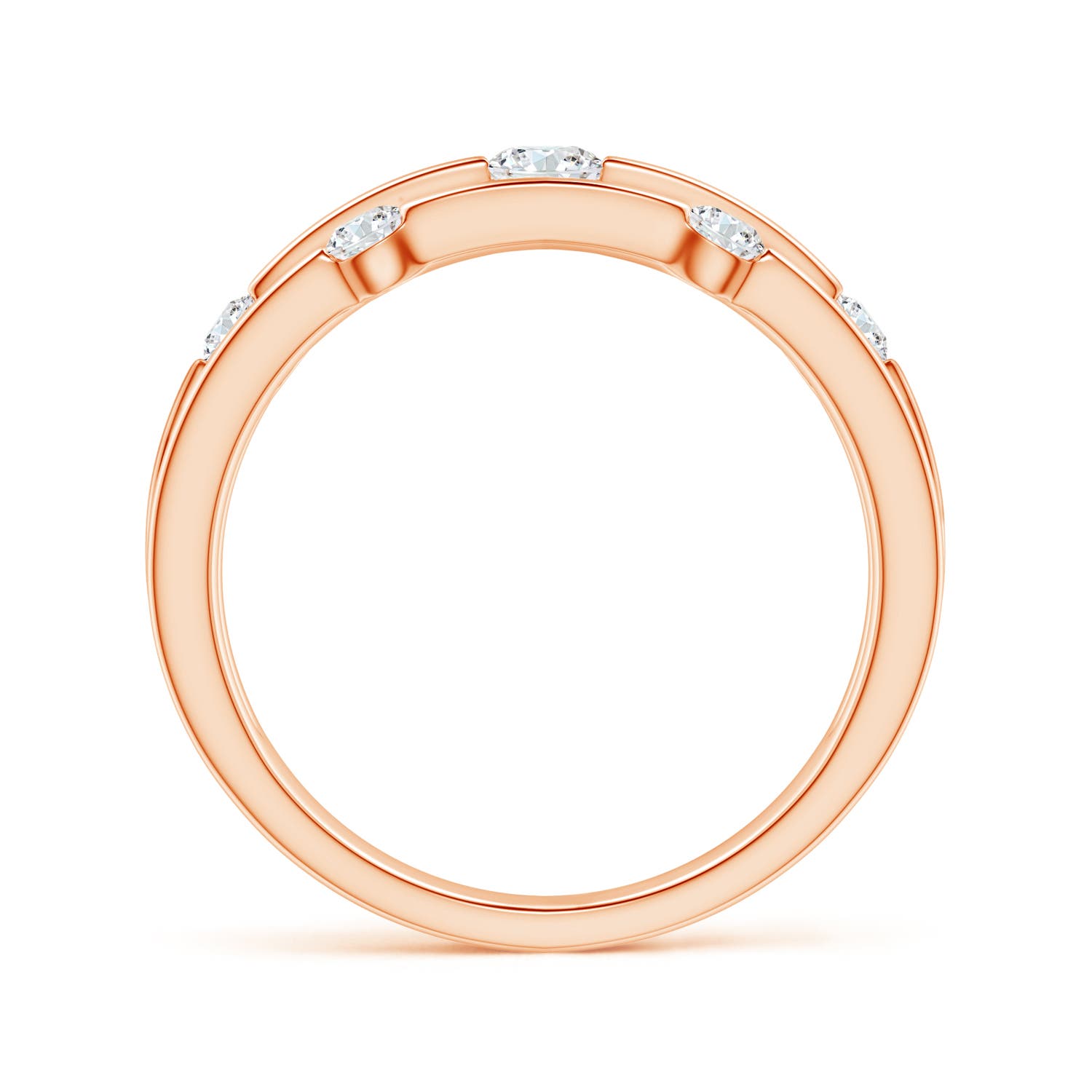 G, VS2 / 0.5 CT / 14 KT Rose Gold