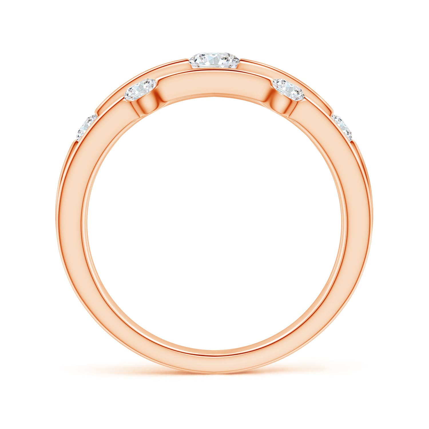 G, VS2 / 0.76 CT / 14 KT Rose Gold