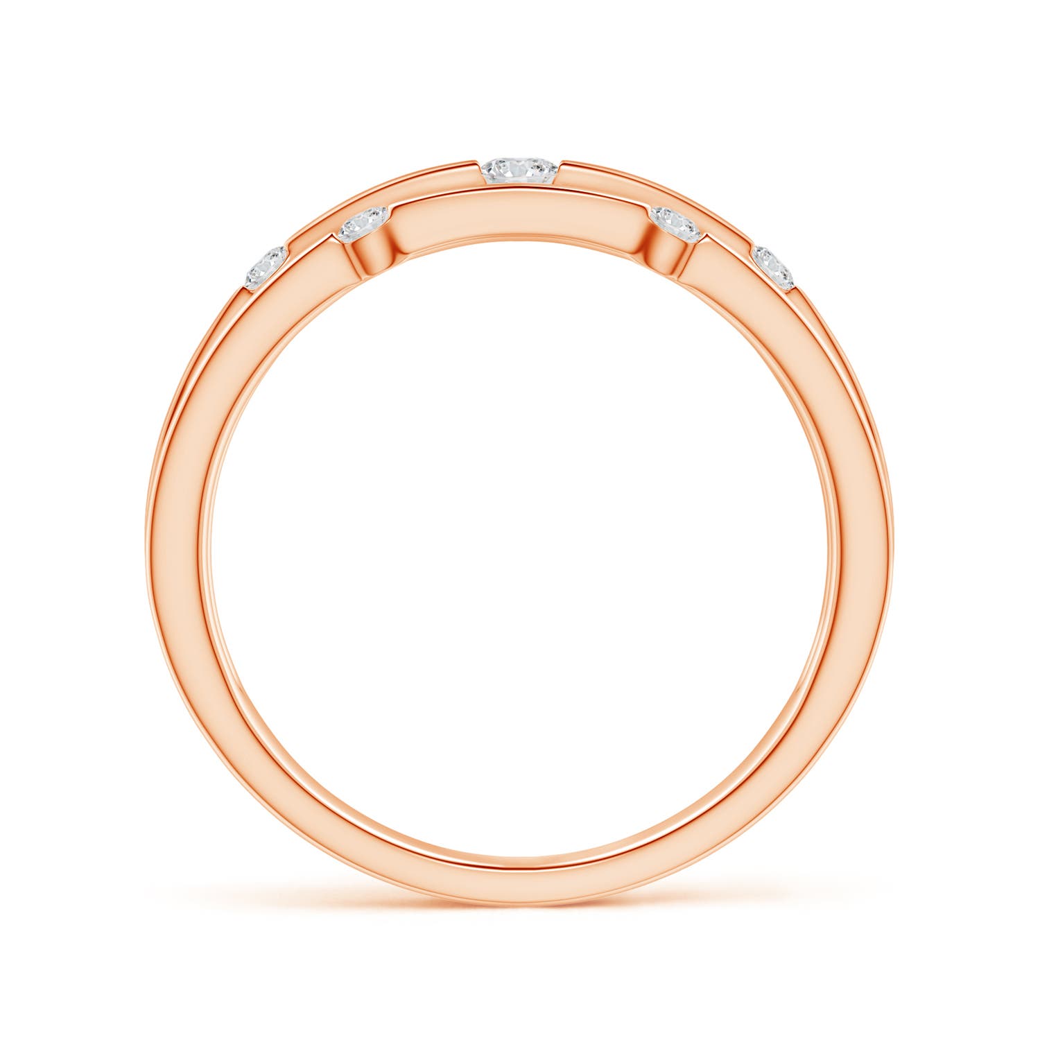 H, SI2 / 0.23 CT / 14 KT Rose Gold