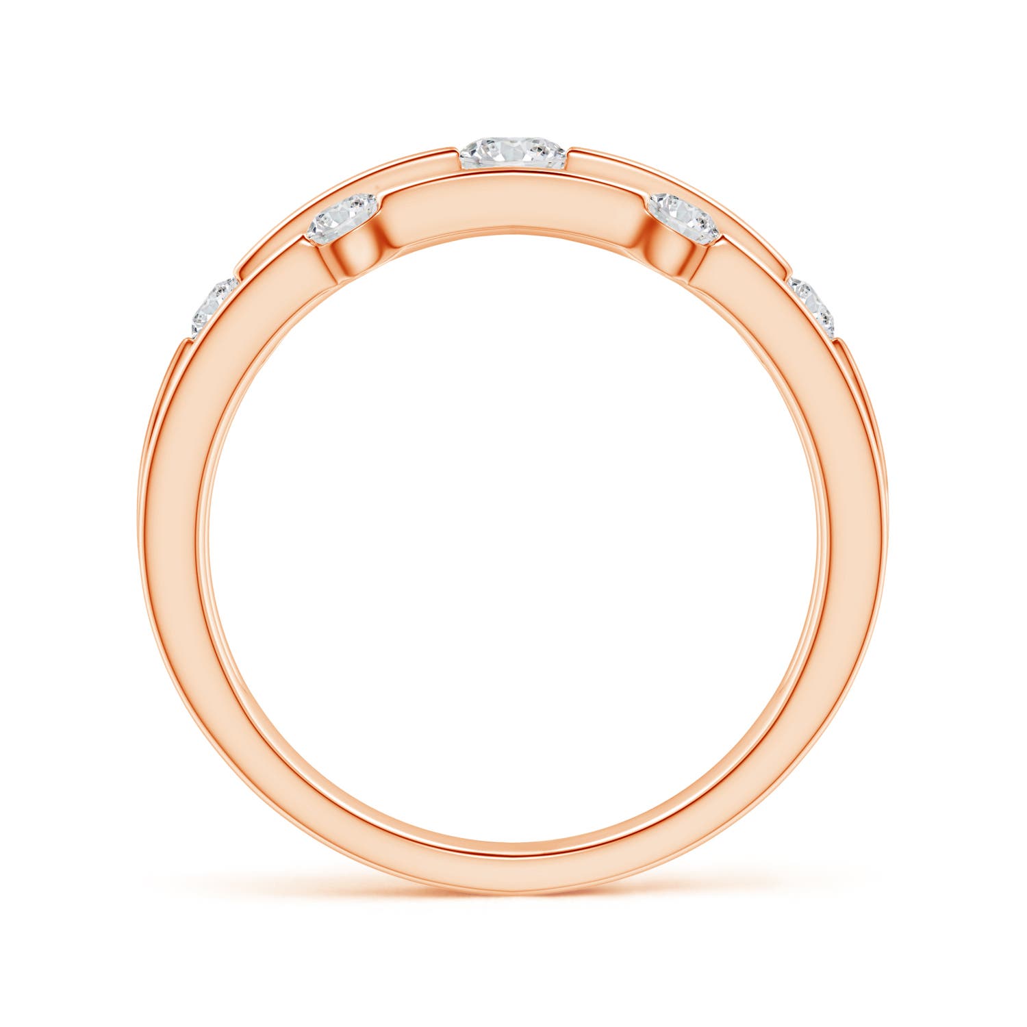 H, SI2 / 0.5 CT / 14 KT Rose Gold