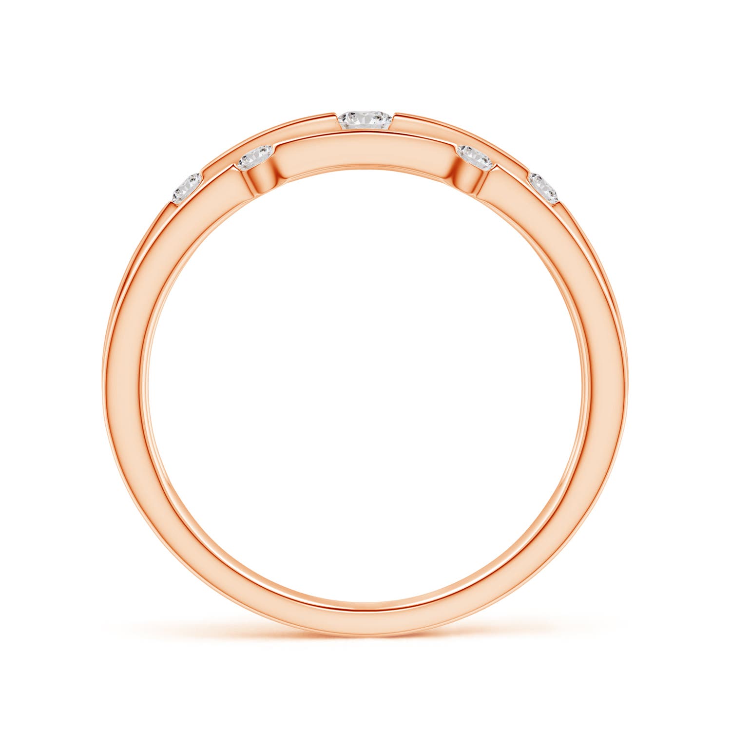 I-J, I1-I2 / 0.23 CT / 14 KT Rose Gold