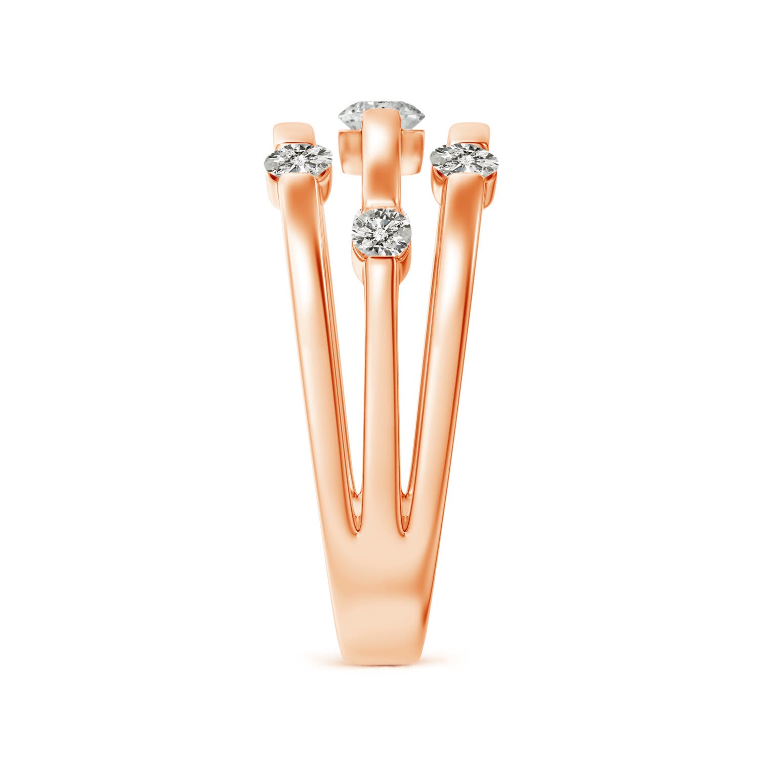 K, I3 / 0.5 CT / 14 KT Rose Gold