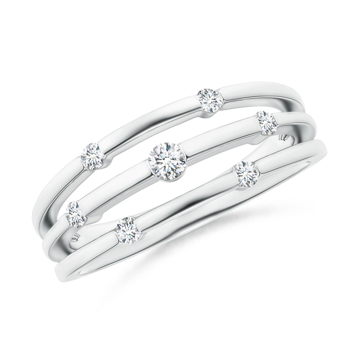 G, VS2 / 0.23 CT / 14 KT White Gold