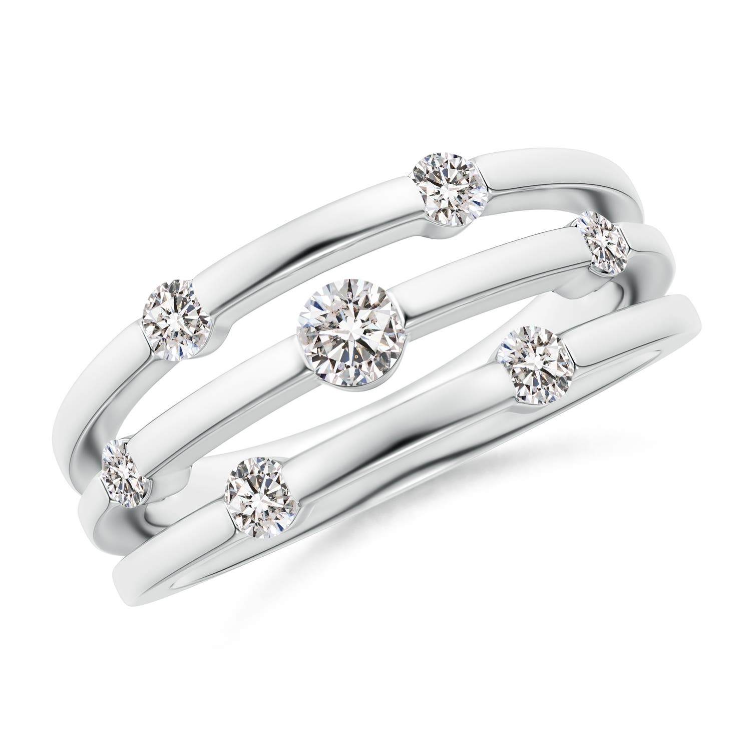 I-J, I1-I2 / 0.5 CT / 14 KT White Gold