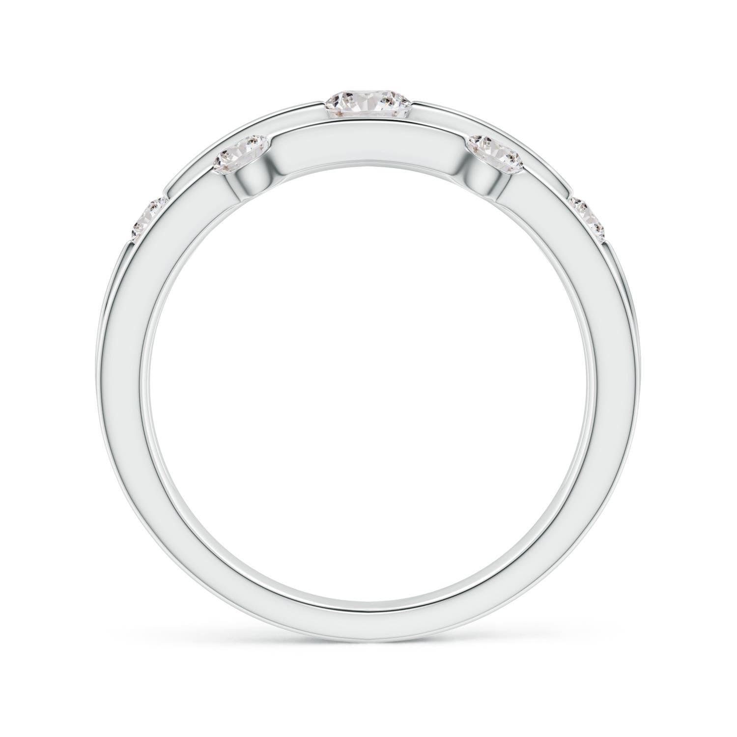 I-J, I1-I2 / 0.76 CT / 14 KT White Gold