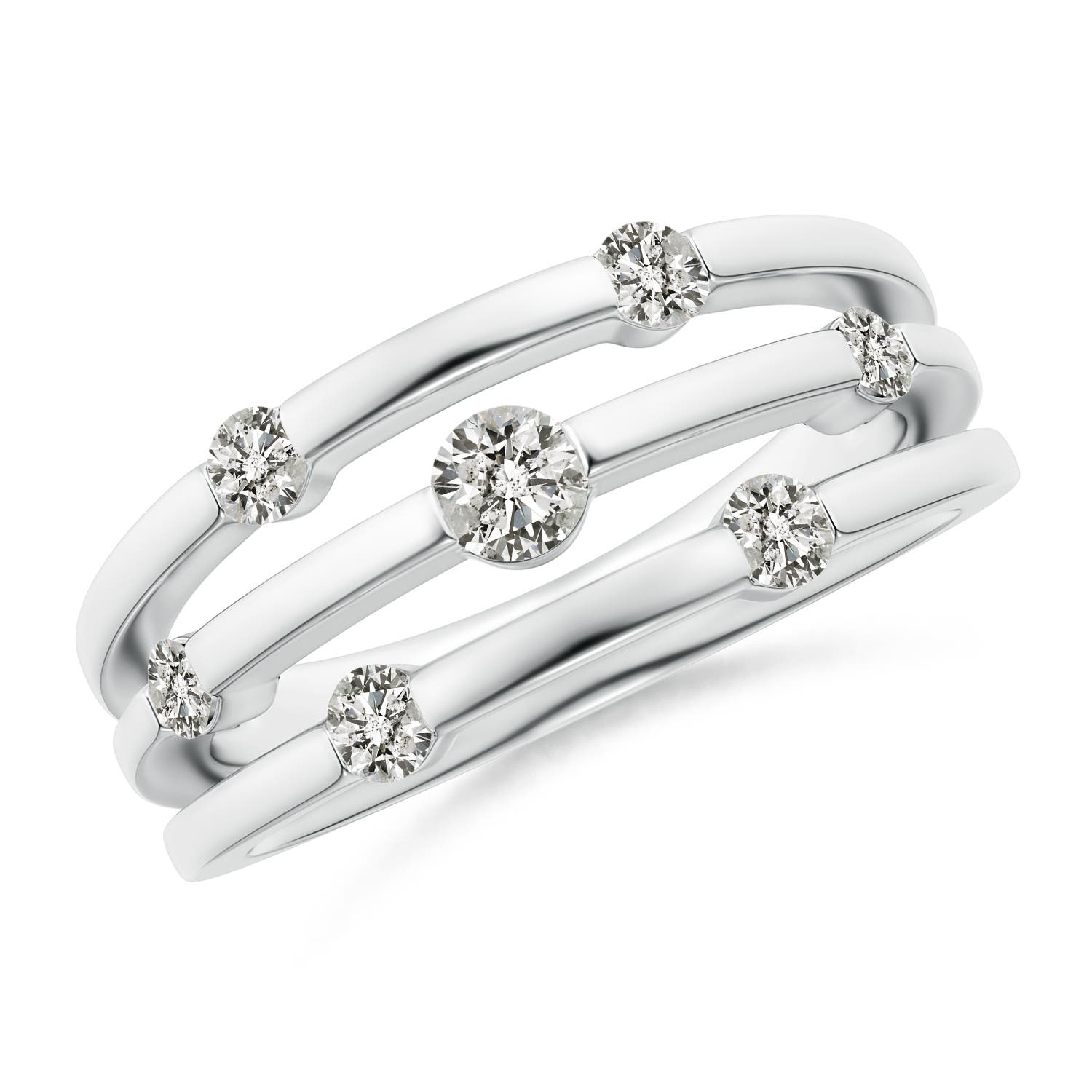 K, I3 / 0.5 CT / 14 KT White Gold