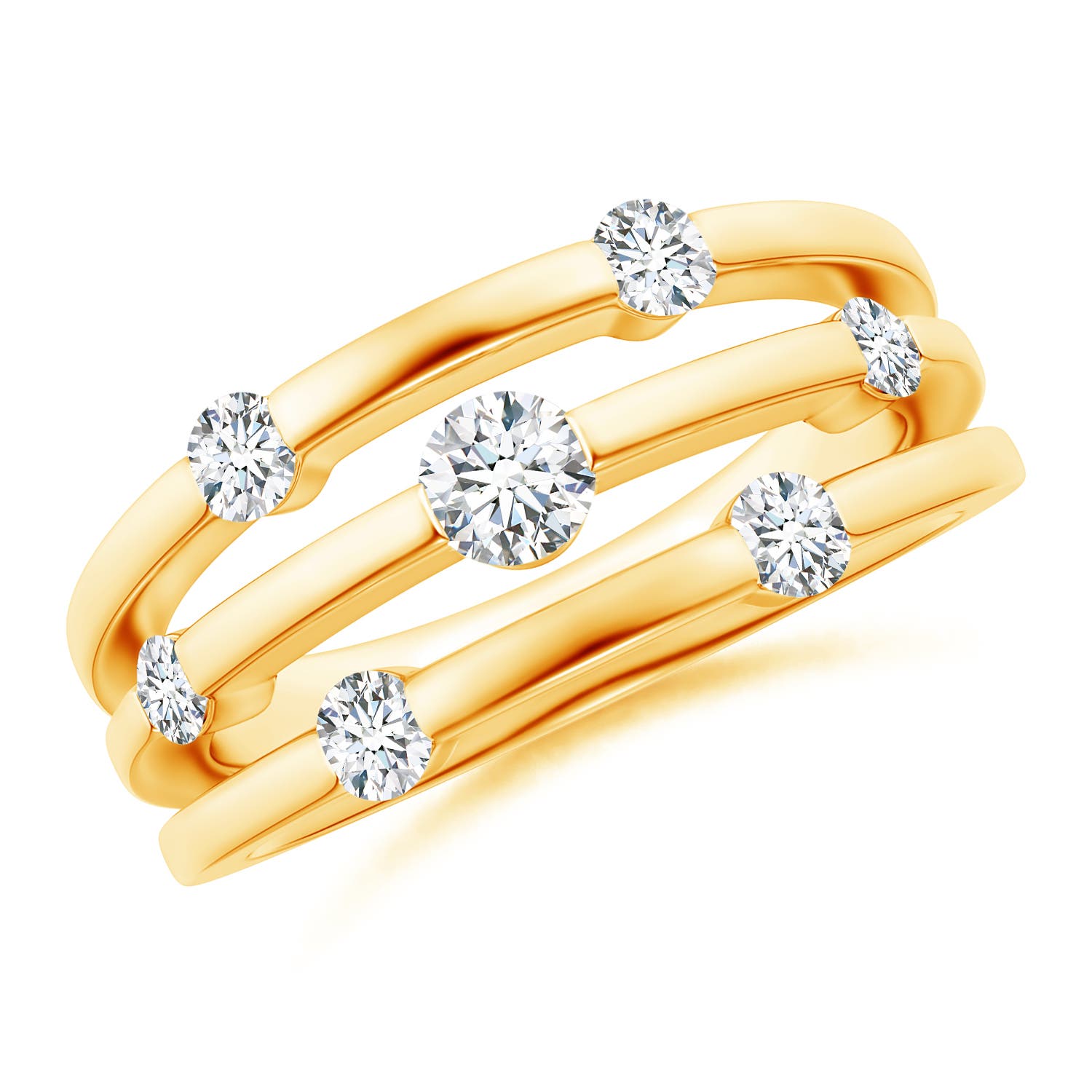 G, VS2 / 0.76 CT / 14 KT Yellow Gold