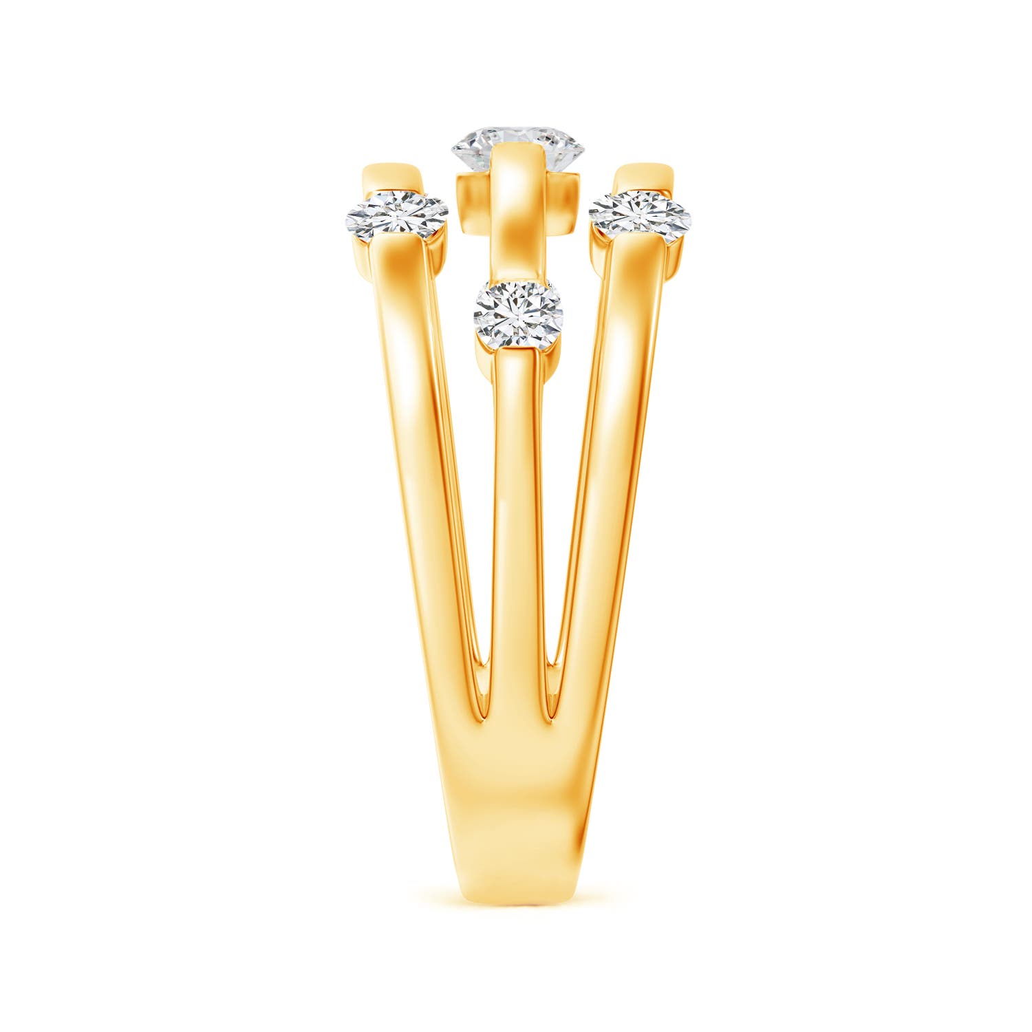 H, SI2 / 0.76 CT / 14 KT Yellow Gold