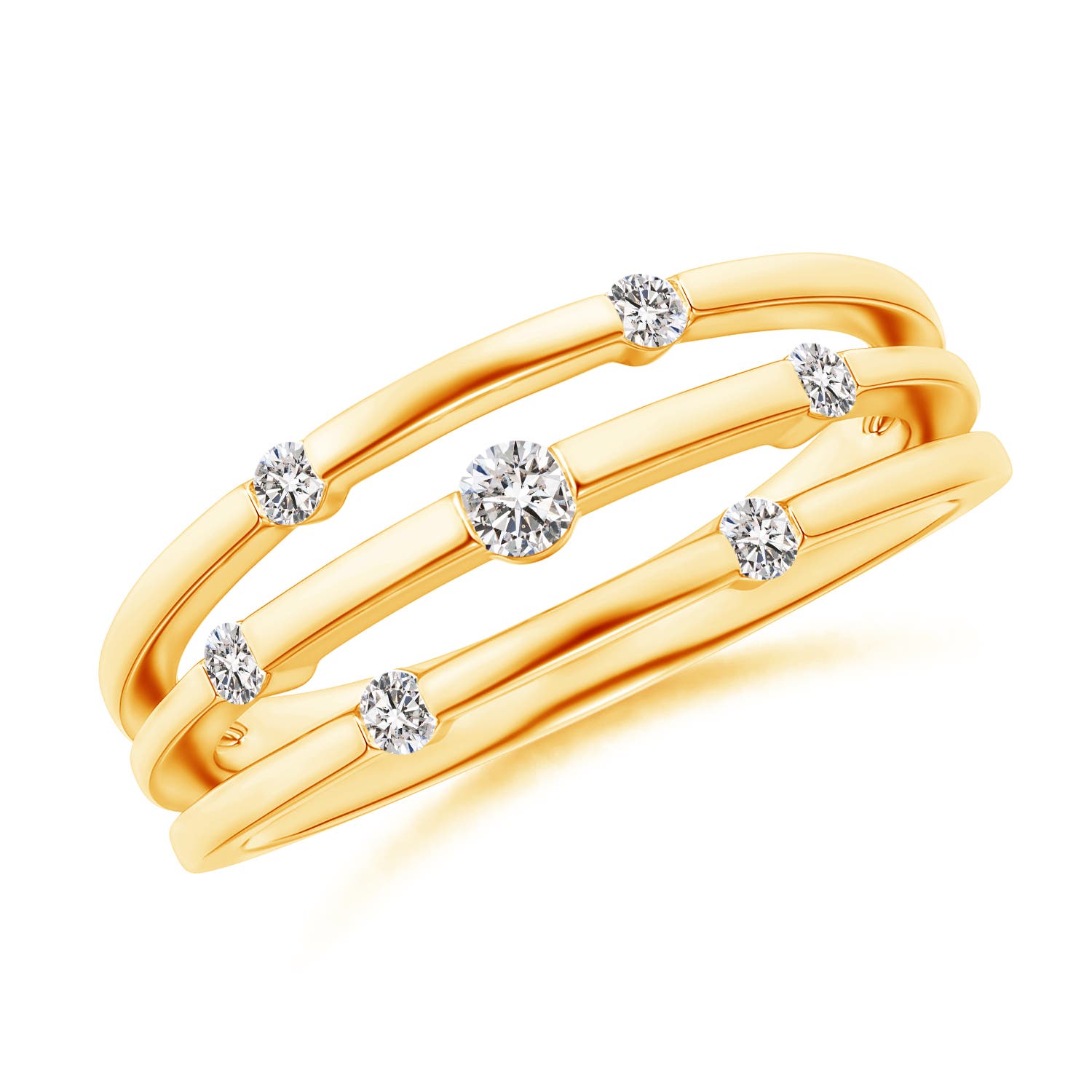 I-J, I1-I2 / 0.23 CT / 14 KT Yellow Gold