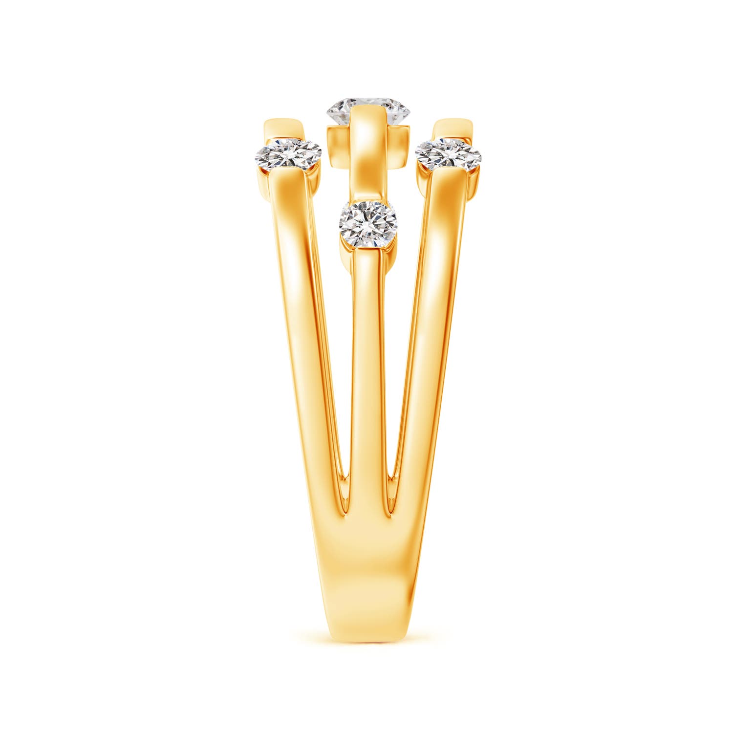 I-J, I1-I2 / 0.5 CT / 14 KT Yellow Gold