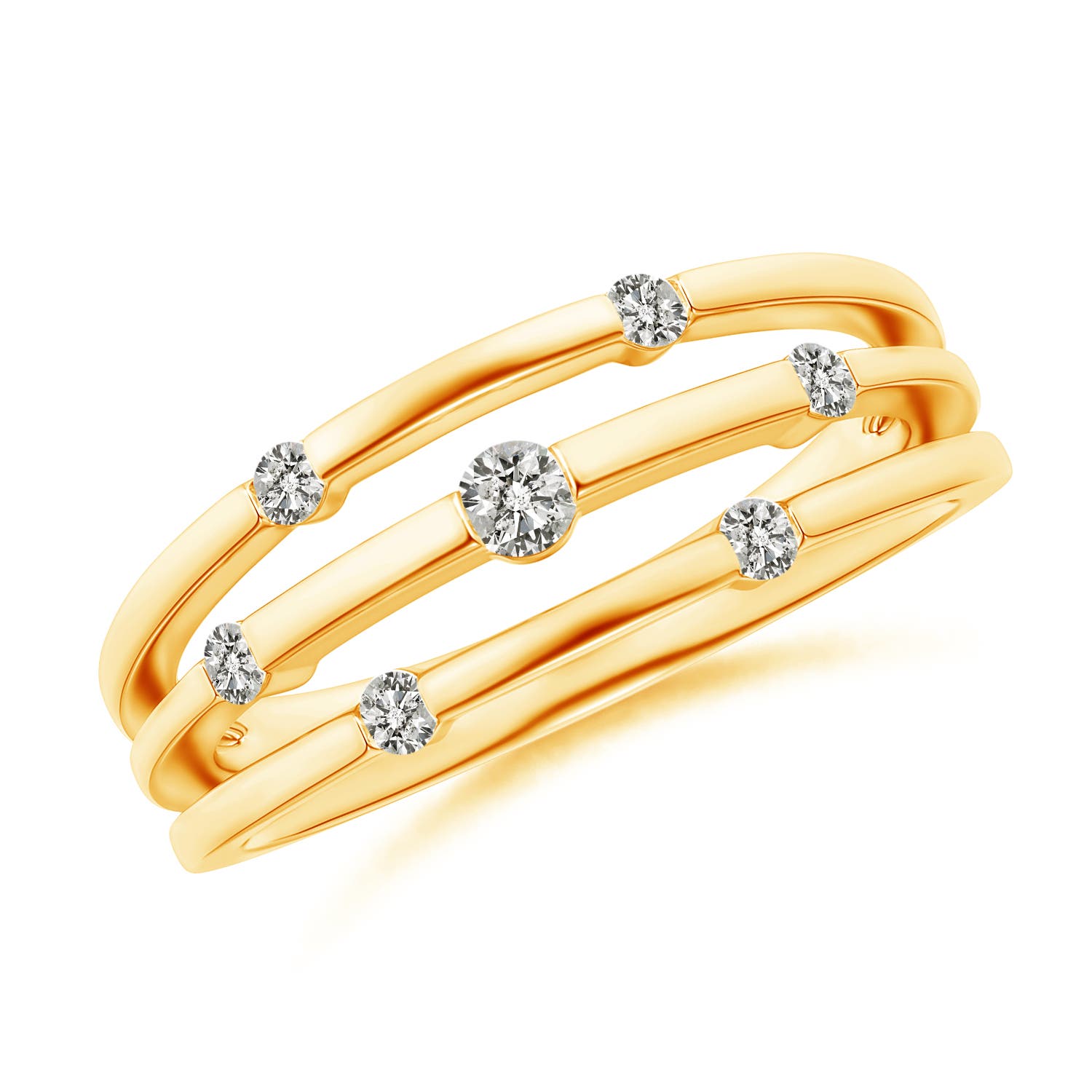 K, I3 / 0.23 CT / 14 KT Yellow Gold