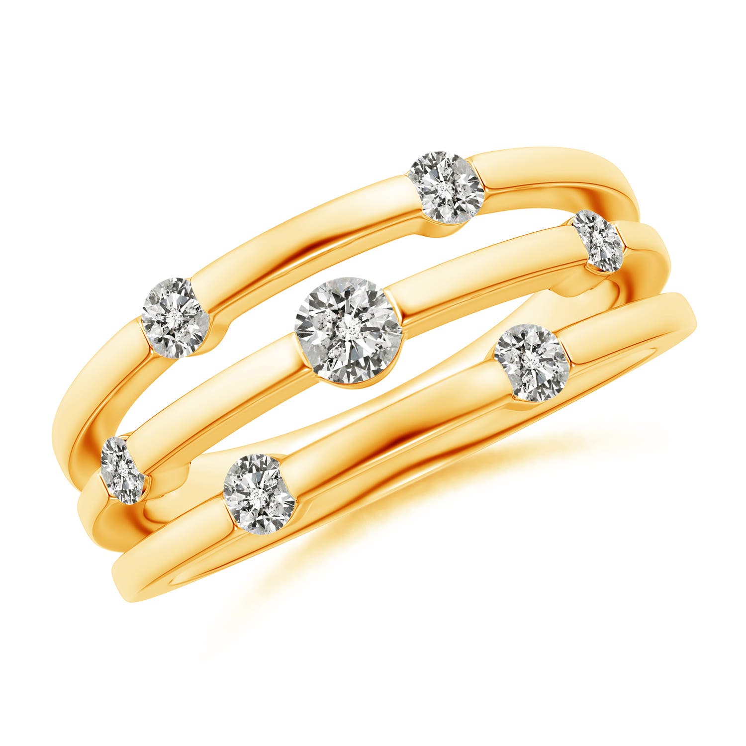 K, I3 / 0.5 CT / 14 KT Yellow Gold