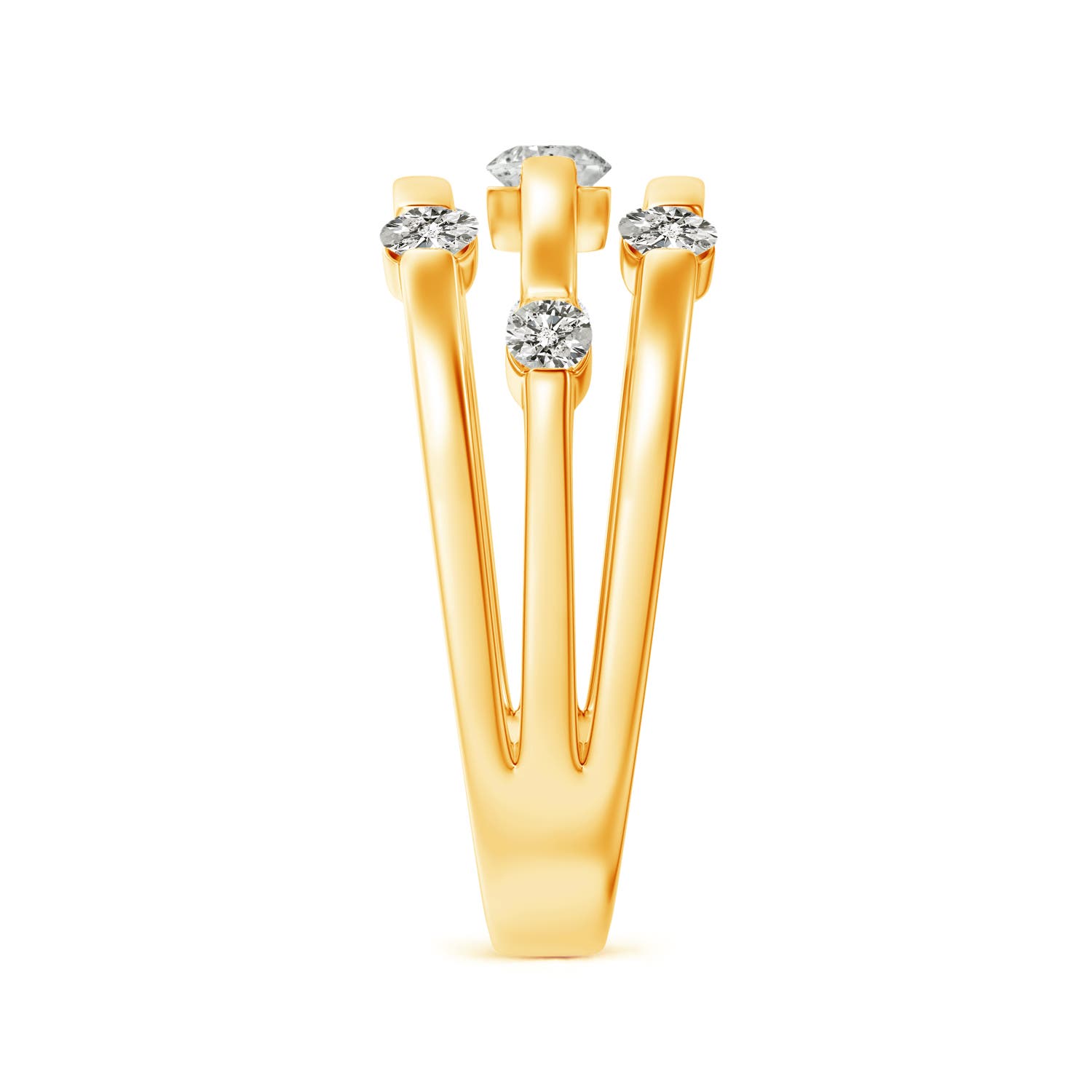 K, I3 / 0.5 CT / 14 KT Yellow Gold