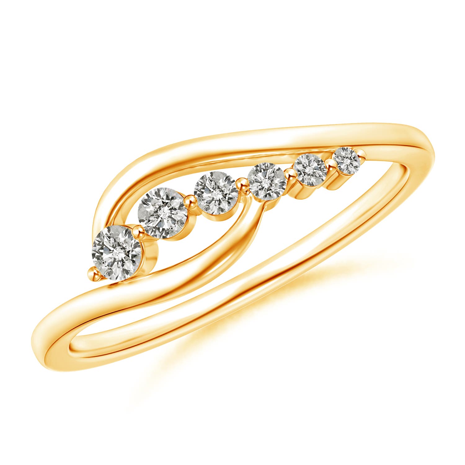 K, I3 / 0.18 CT / 14 KT Yellow Gold