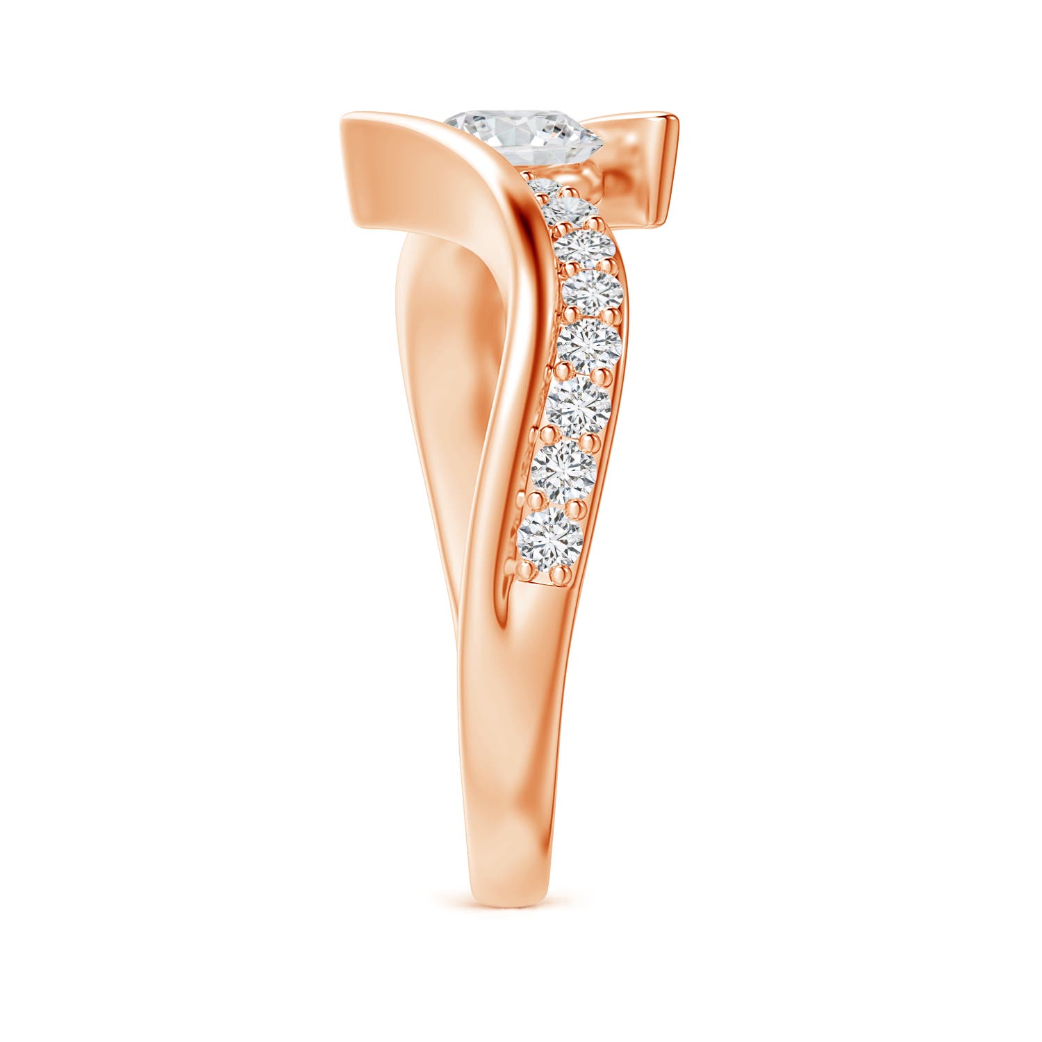 H, SI2 / 1 CT / 14 KT Rose Gold