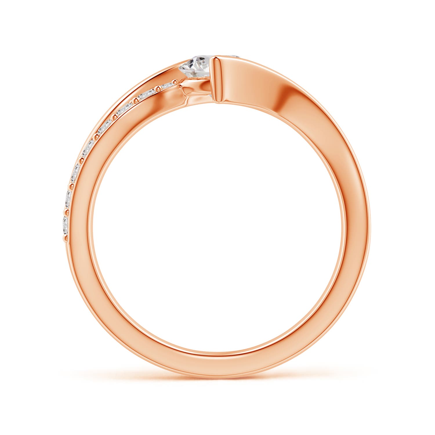 I-J, I1-I2 / 1 CT / 14 KT Rose Gold