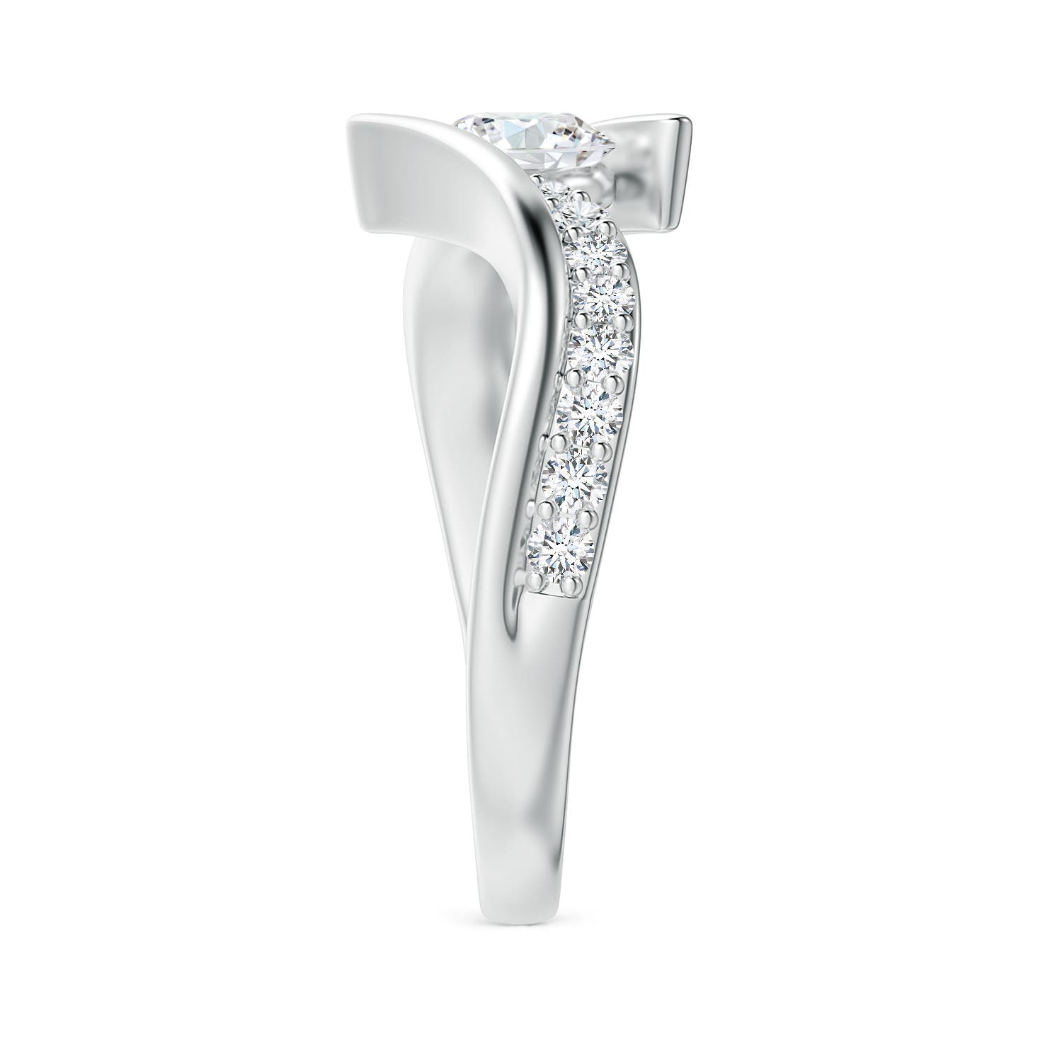 G, VS2 / 1 CT / 14 KT White Gold