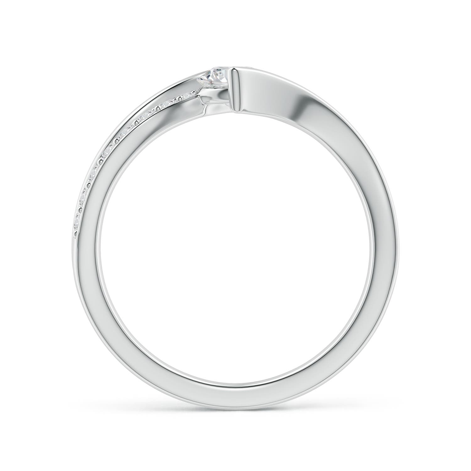 H, SI2 / 0.75 CT / 14 KT White Gold