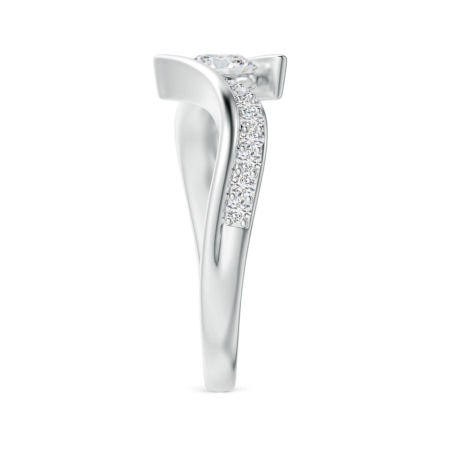 H, SI2 / 0.75 CT / 14 KT White Gold