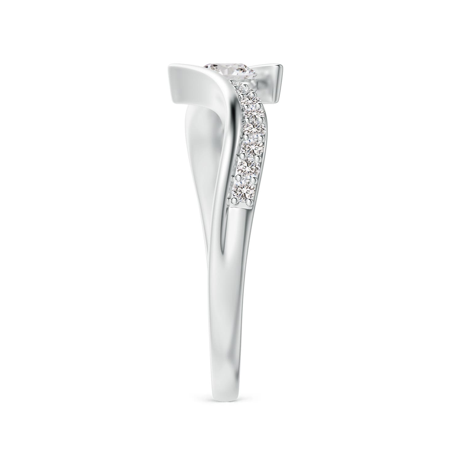 I-J, I1-I2 / 0.49 CT / 14 KT White Gold