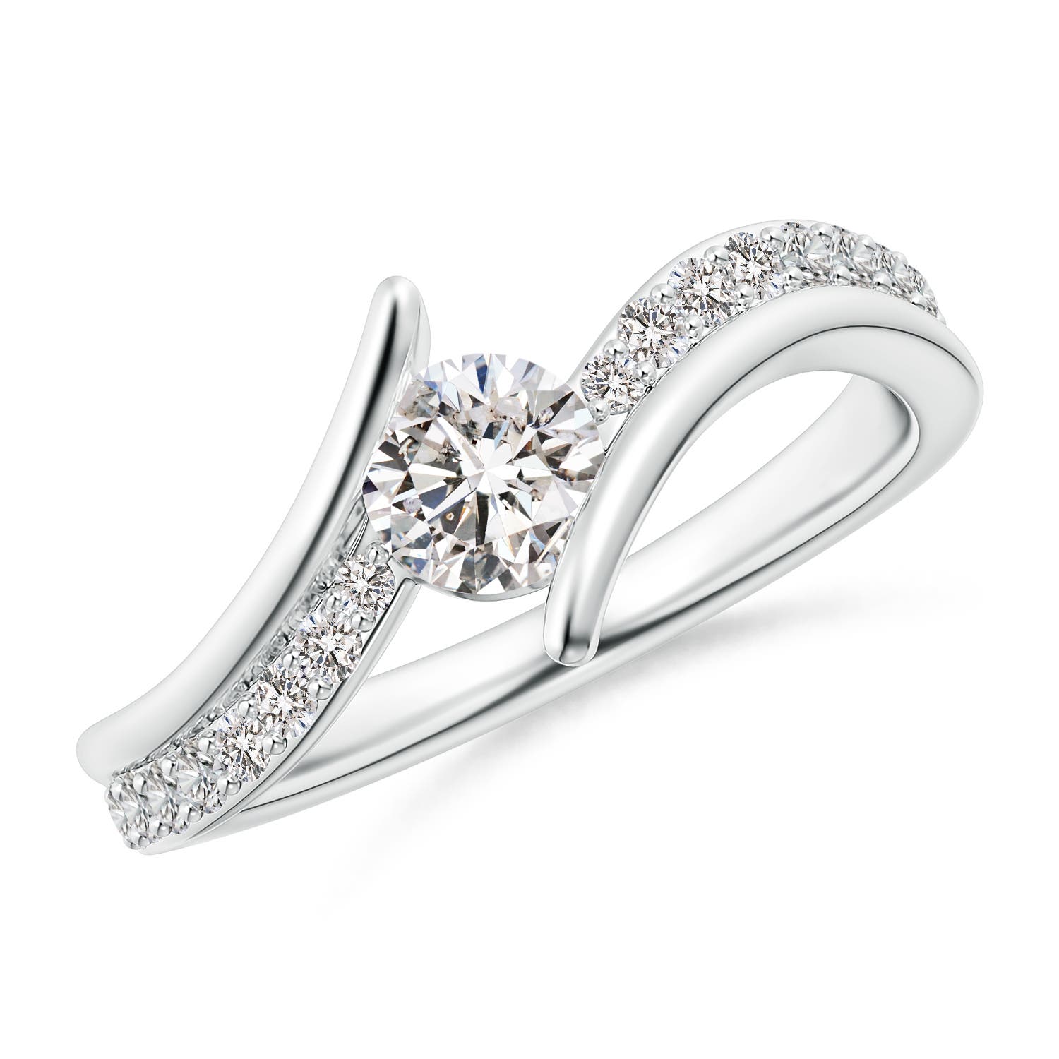 I-J, I1-I2 / 0.75 CT / 14 KT White Gold