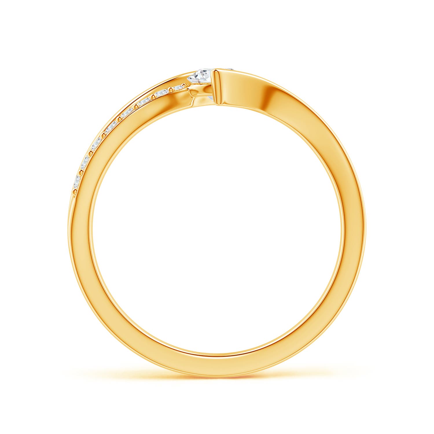 G, VS2 / 0.49 CT / 14 KT Yellow Gold