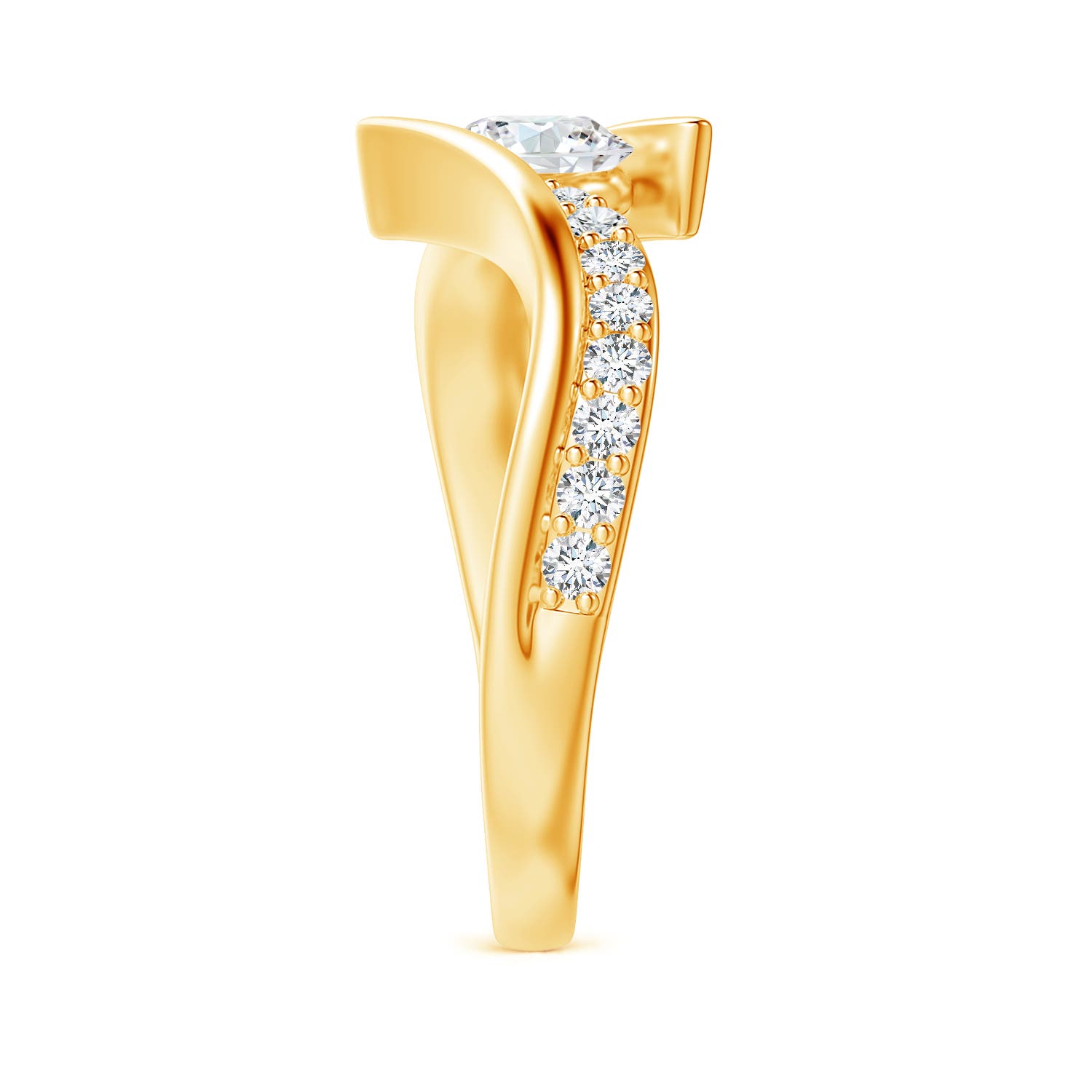 G, VS2 / 1 CT / 14 KT Yellow Gold