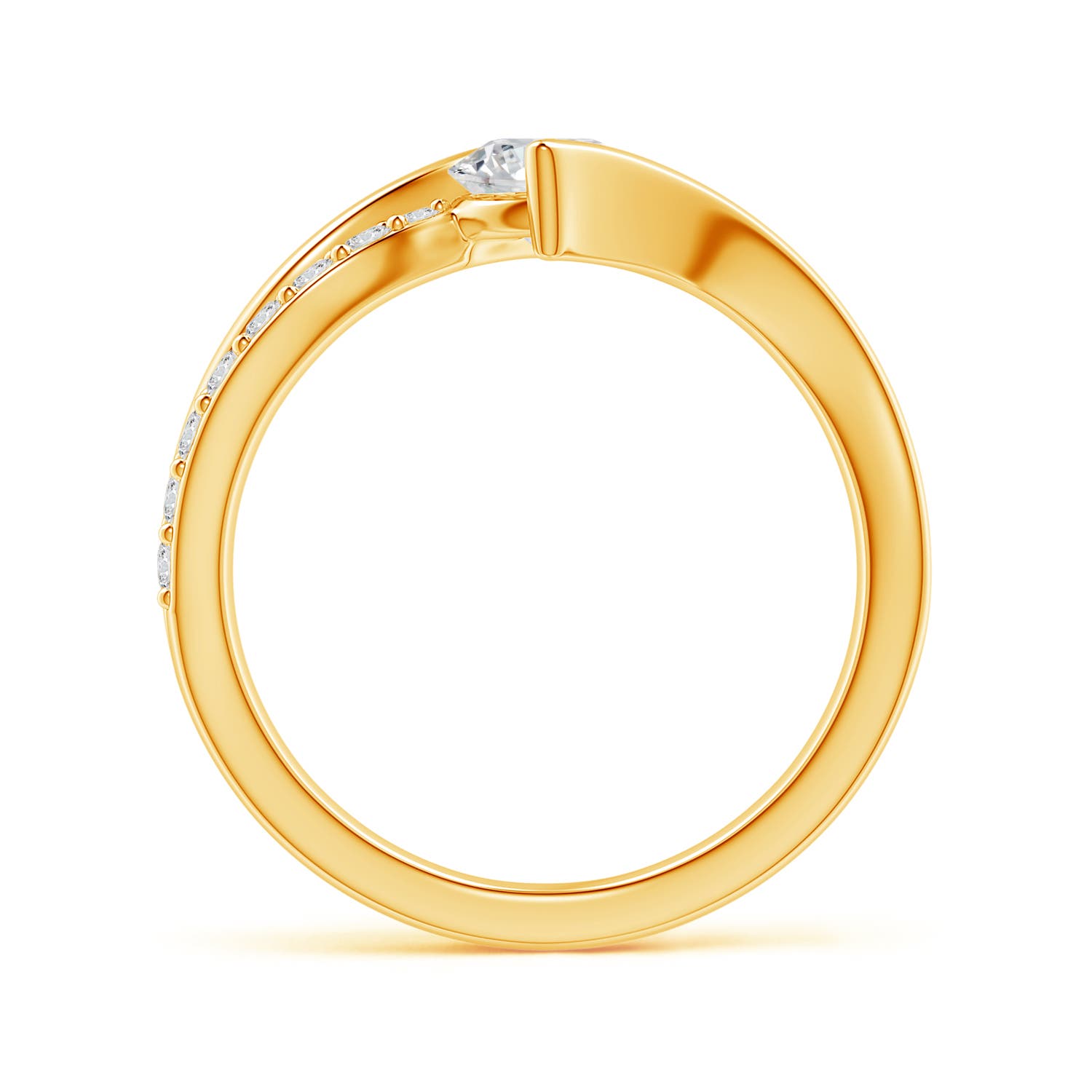 H, SI2 / 1 CT / 14 KT Yellow Gold