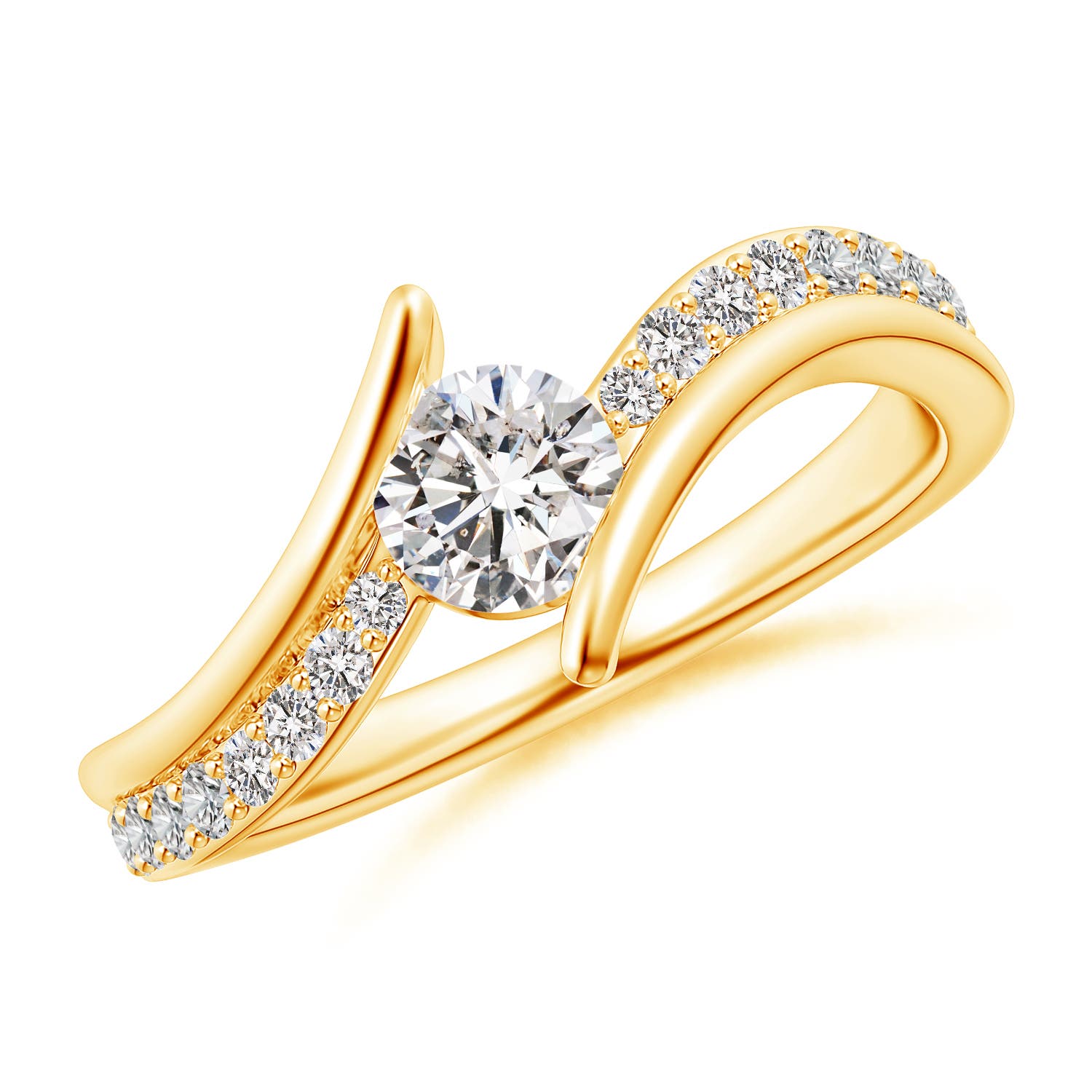 I-J, I1-I2 / 0.75 CT / 14 KT Yellow Gold