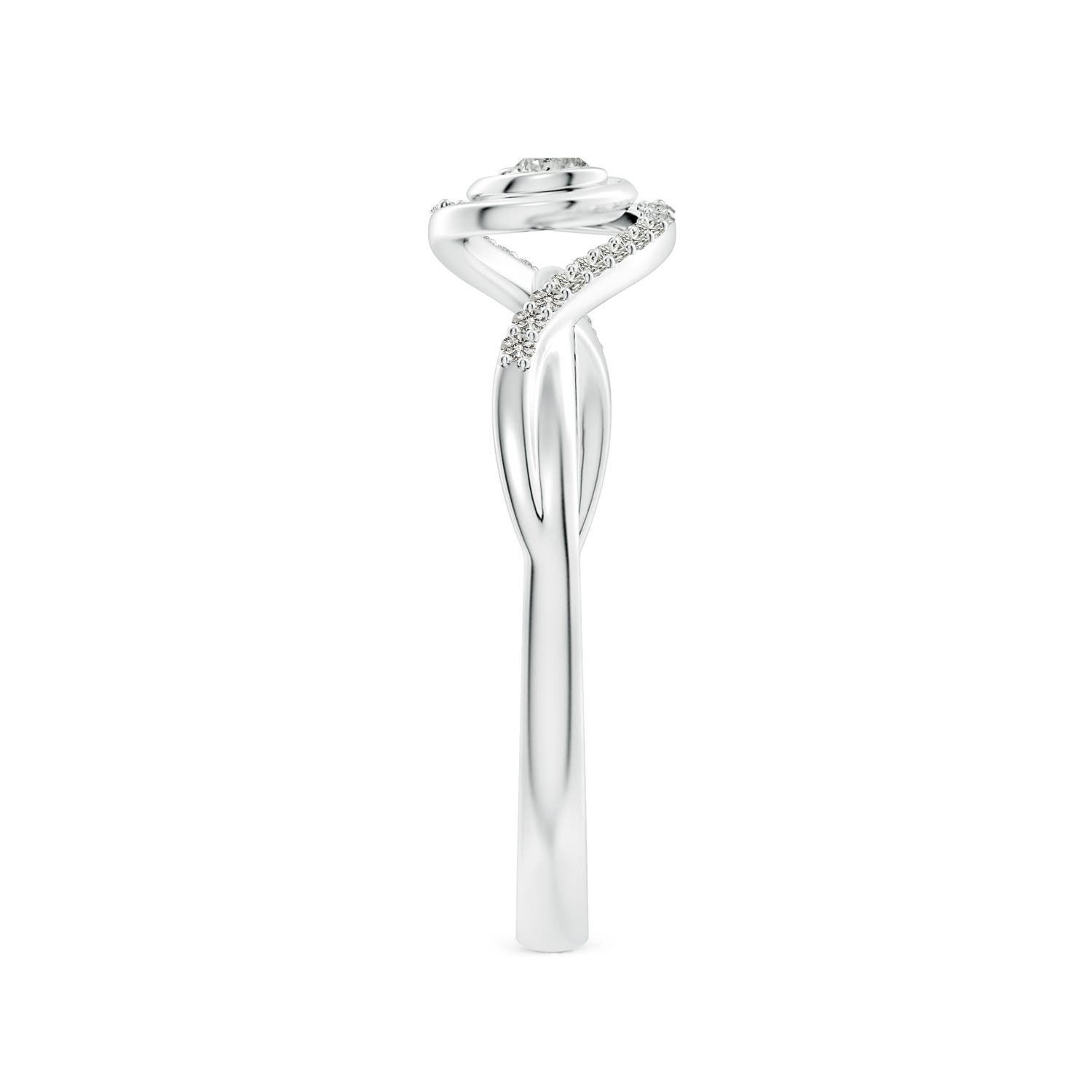 K, I3 / 0.19 CT / 14 KT White Gold