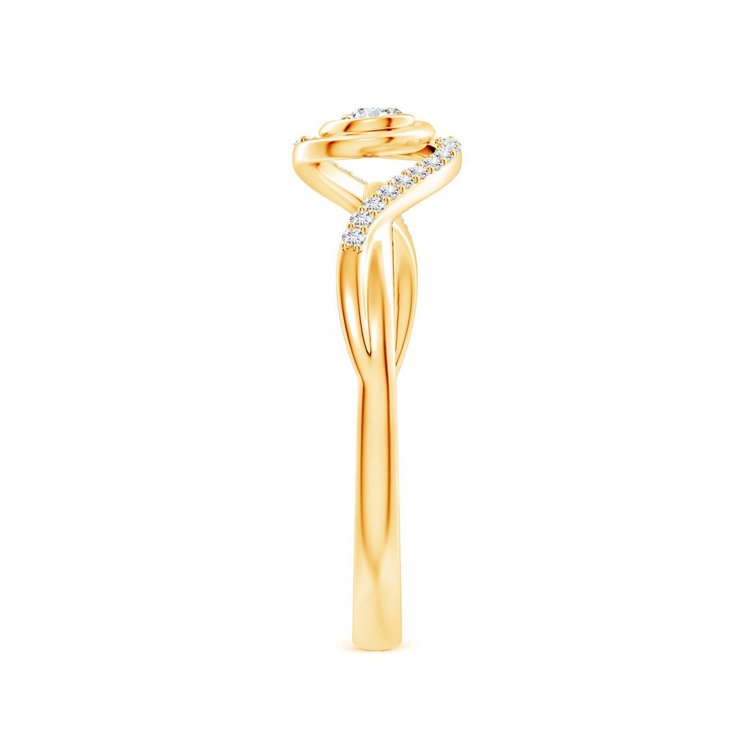 G, VS2 / 0.19 CT / 14 KT Yellow Gold