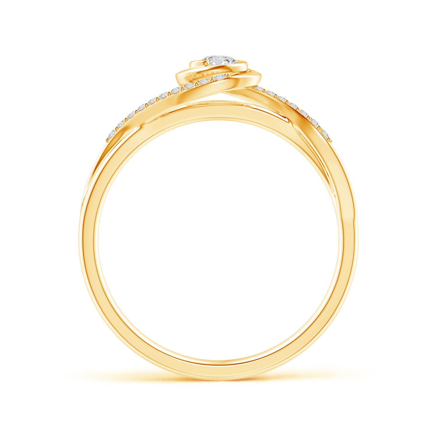 H, SI2 / 0.19 CT / 14 KT Yellow Gold
