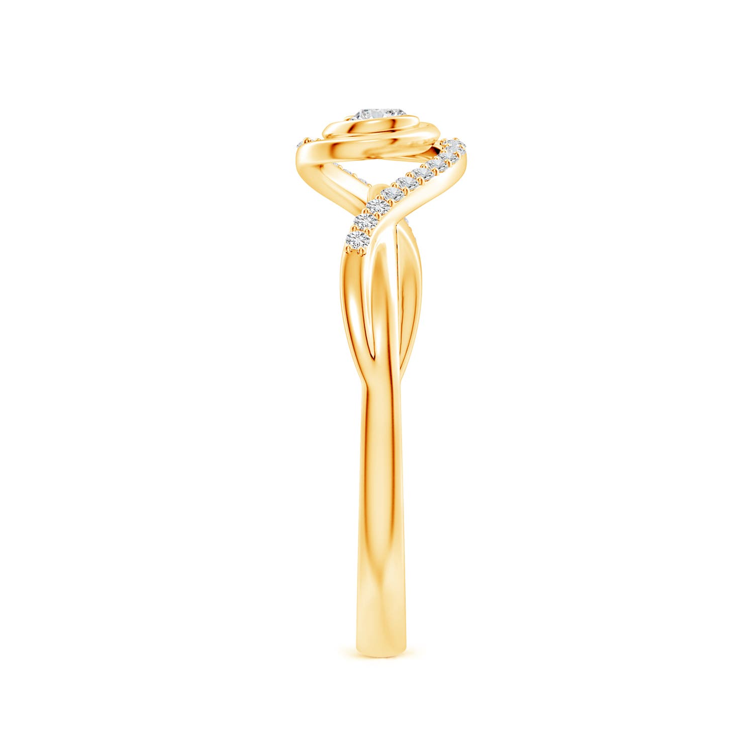 H, SI2 / 0.19 CT / 14 KT Yellow Gold