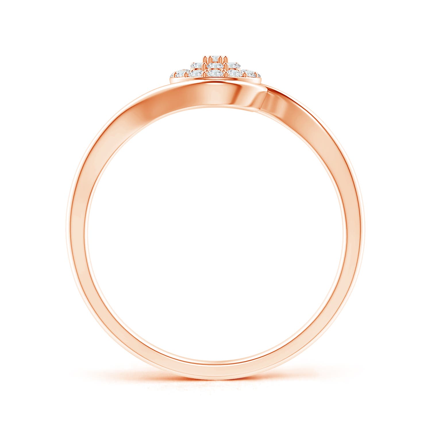 G, VS2 / 0.15 CT / 14 KT Rose Gold