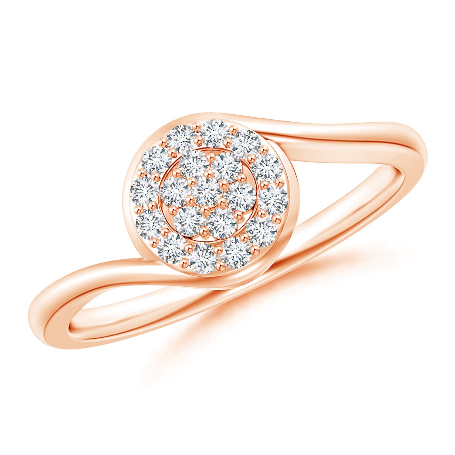 G, VS2 / 0.23 CT / 14 KT Rose Gold