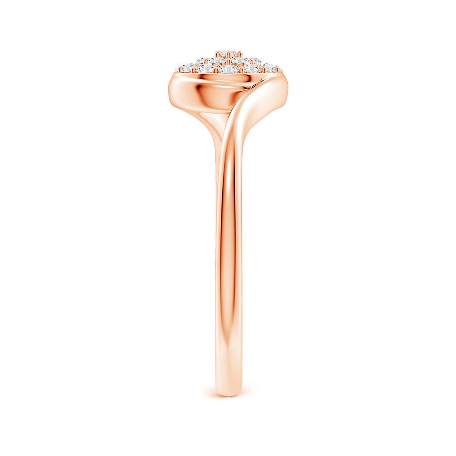 G, VS2 / 0.23 CT / 14 KT Rose Gold