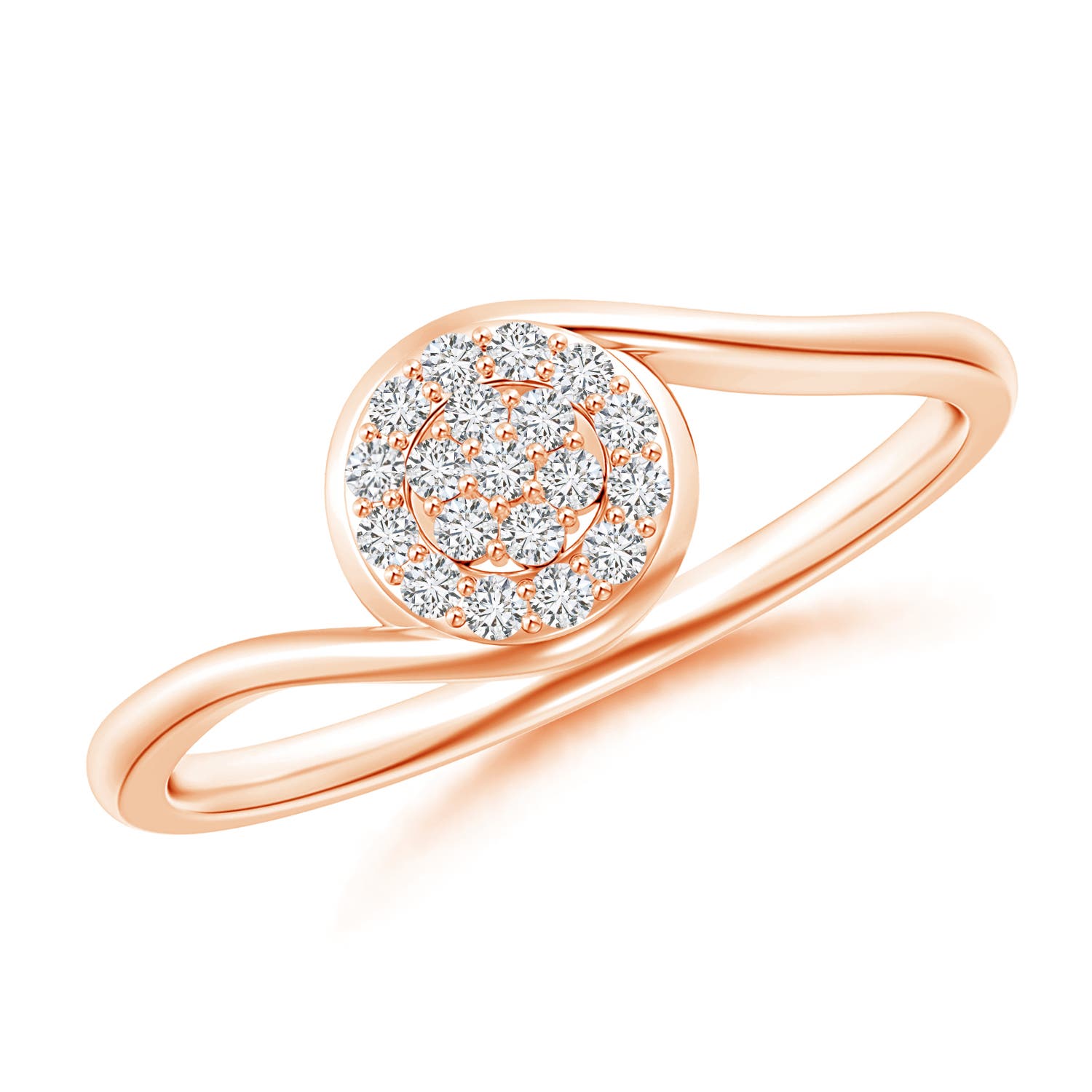 H, SI2 / 0.15 CT / 14 KT Rose Gold