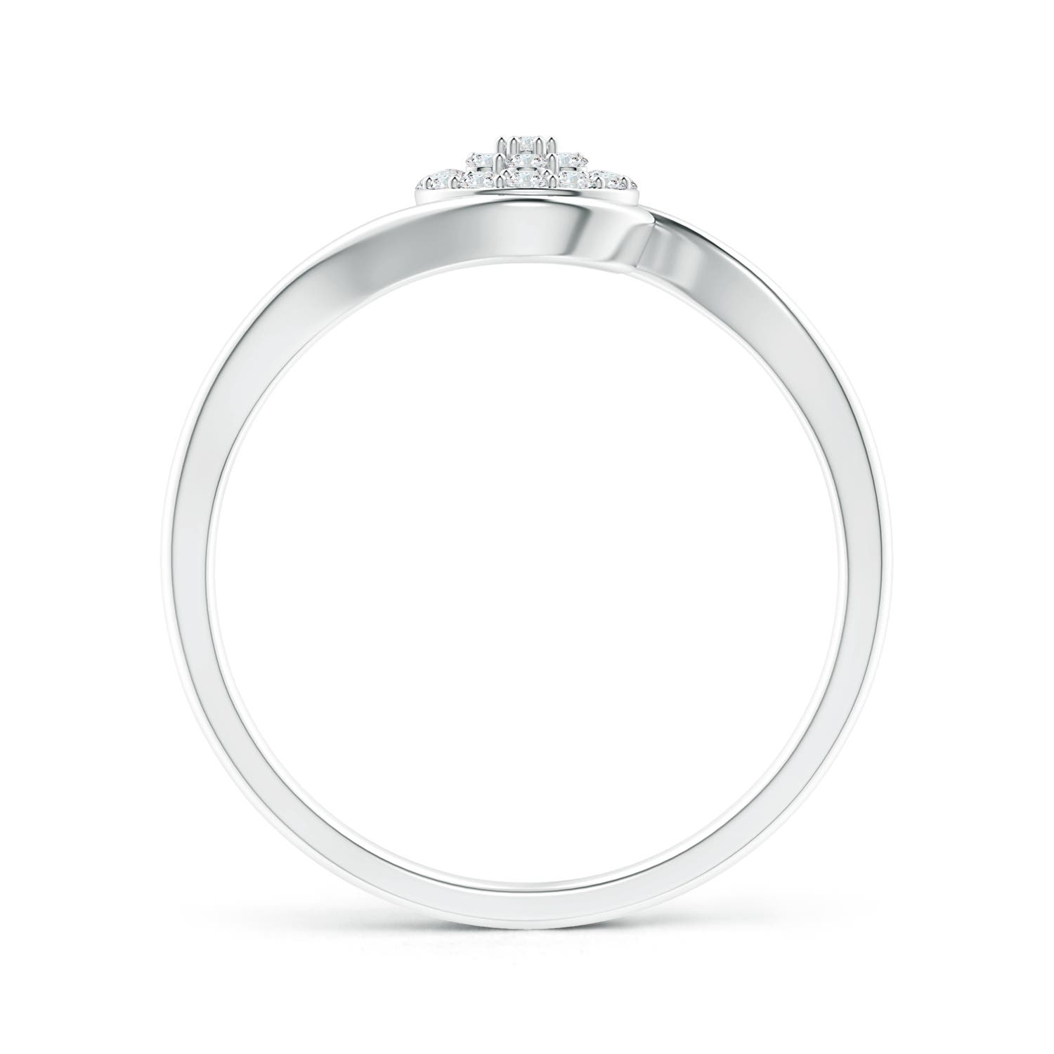 G, VS2 / 0.15 CT / 14 KT White Gold