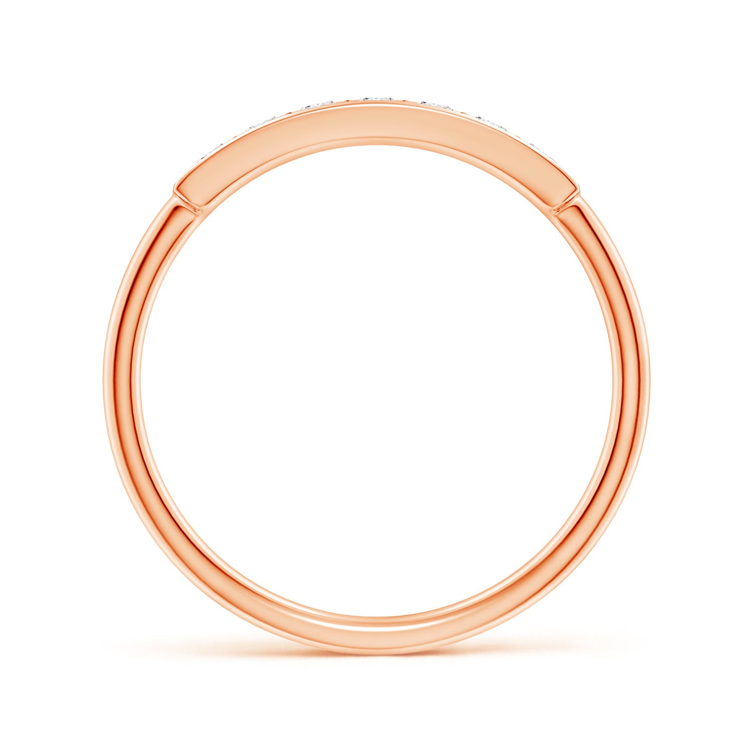 G, VS2 / 0.25 CT / 14 KT Rose Gold