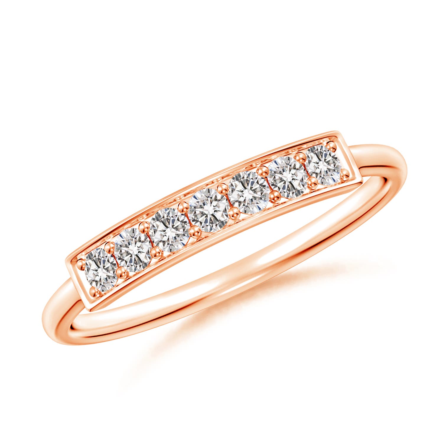 I-J, I1-I2 / 0.25 CT / 14 KT Rose Gold