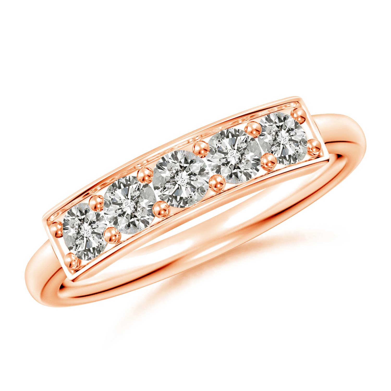 K, I3 / 0.53 CT / 14 KT Rose Gold