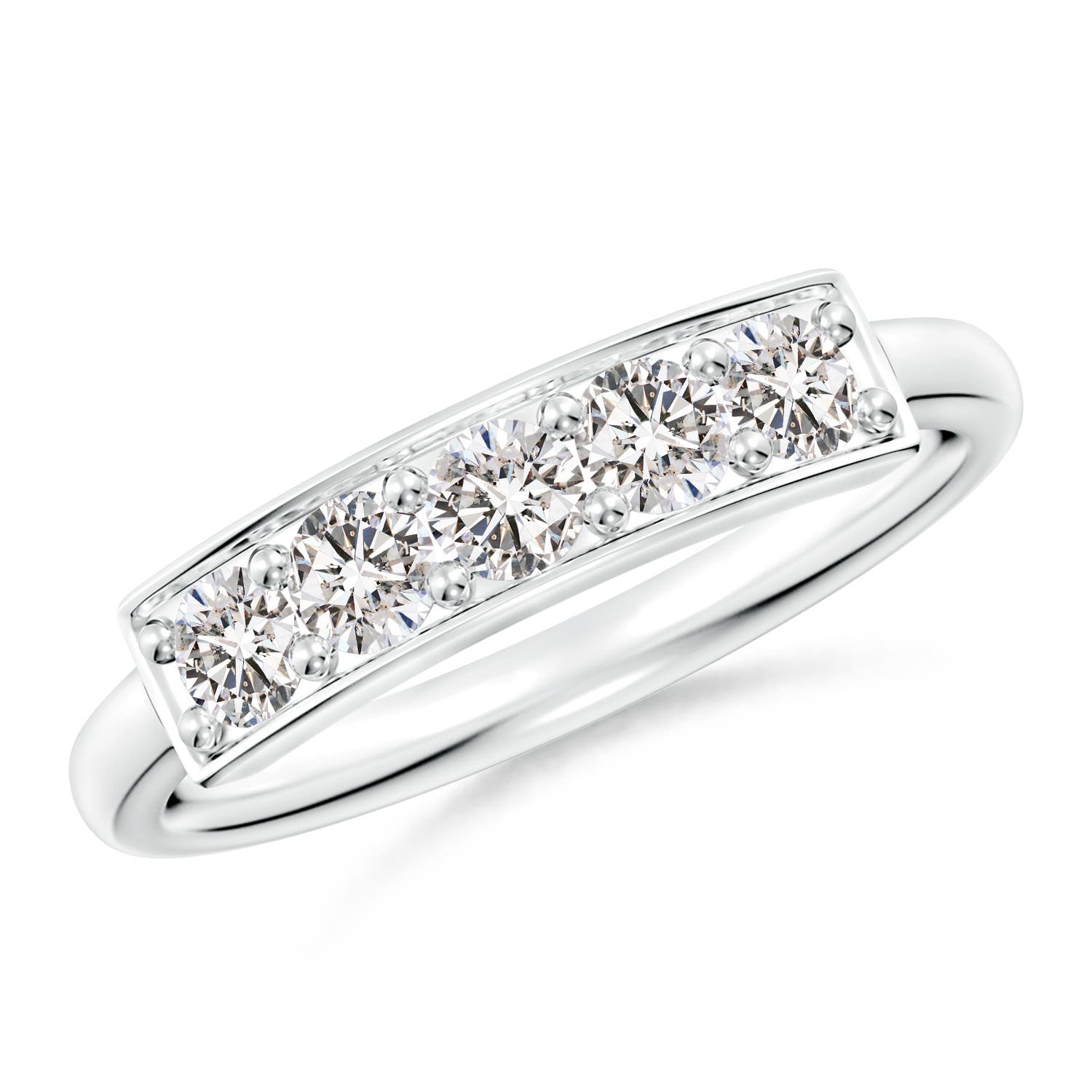 I-J, I1-I2 / 0.53 CT / 14 KT White Gold