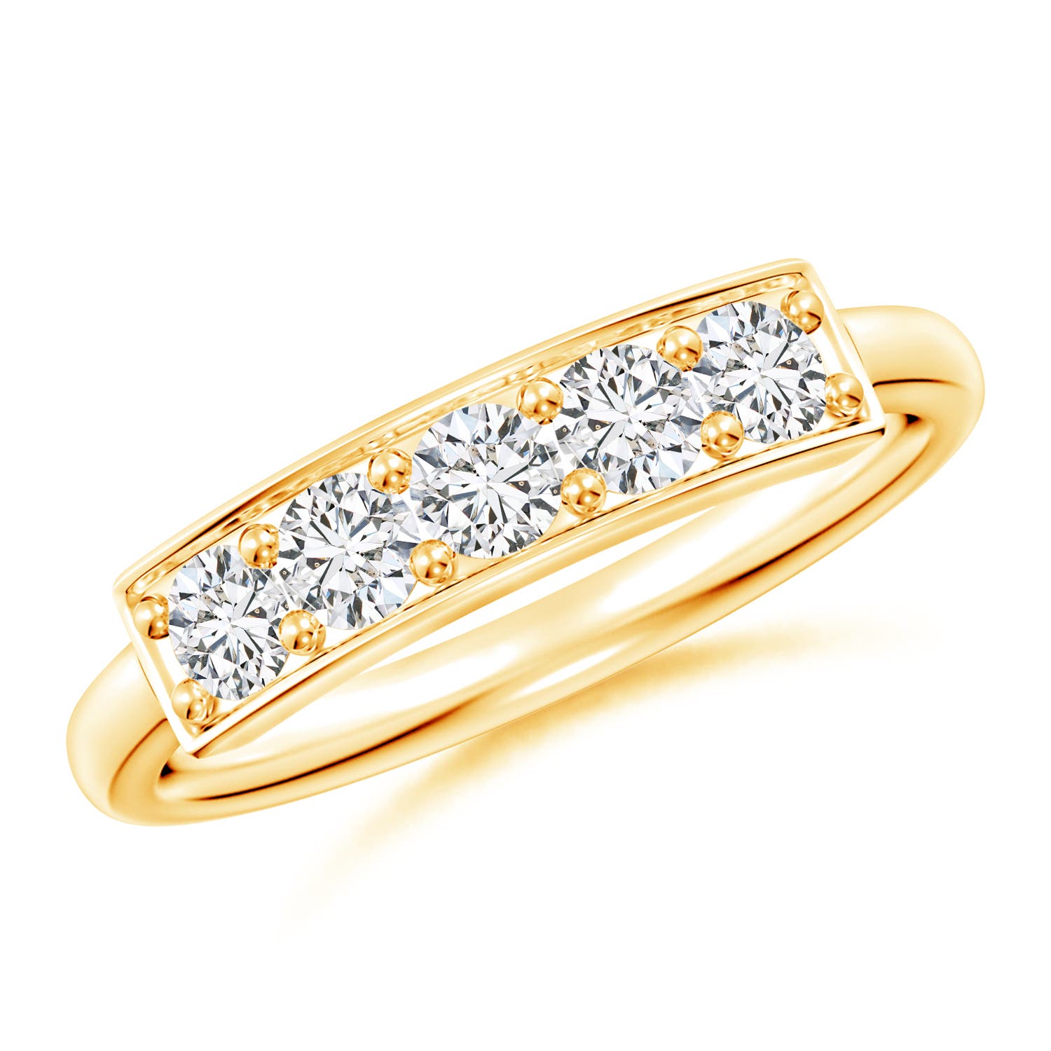 H, SI2 / 0.53 CT / 14 KT Yellow Gold