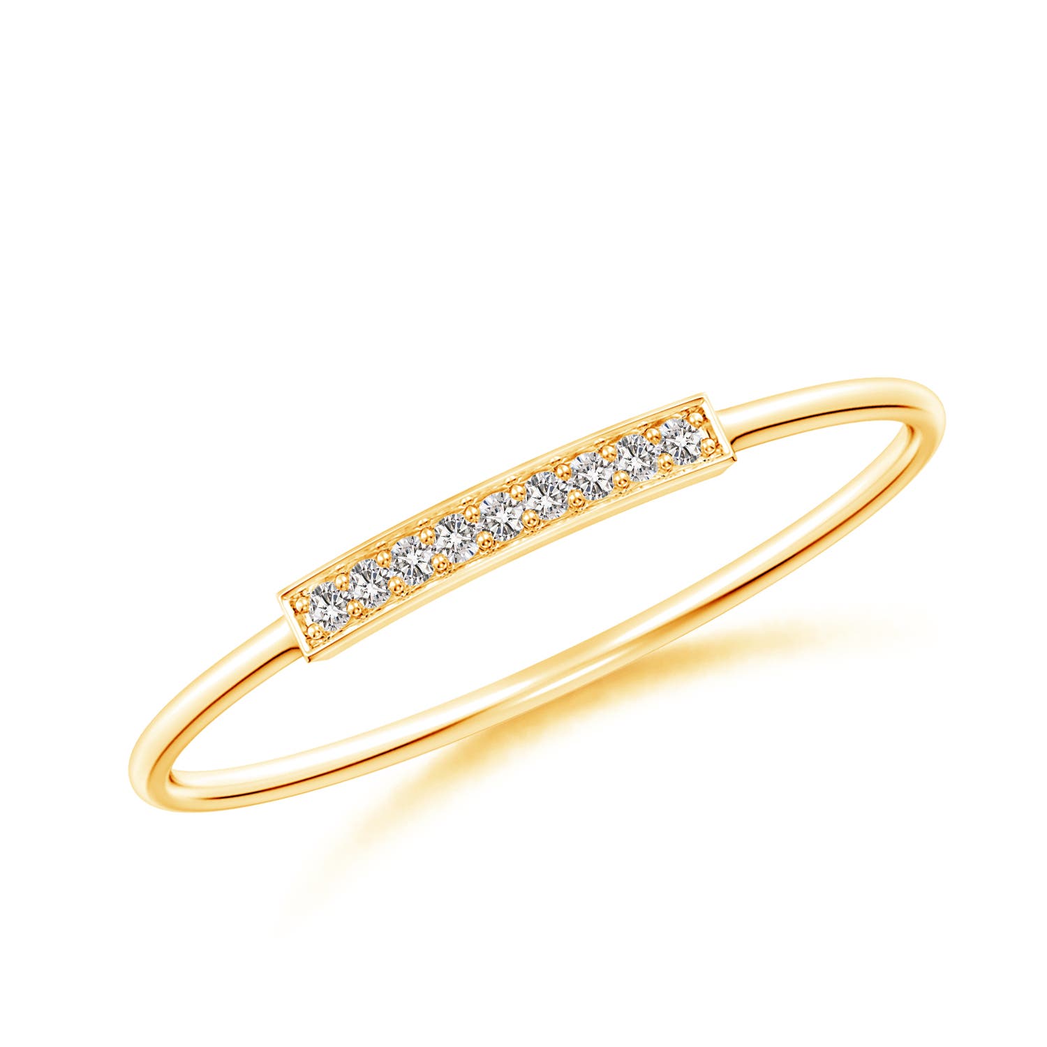 I-J, I1-I2 / 0.05 CT / 14 KT Yellow Gold