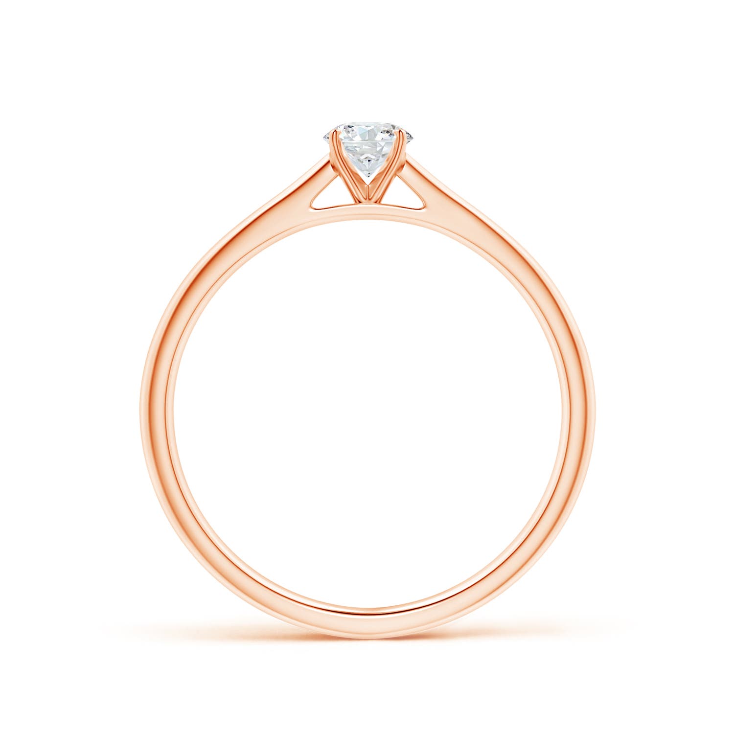 G, VS2 / 0.25 CT / 14 KT Rose Gold