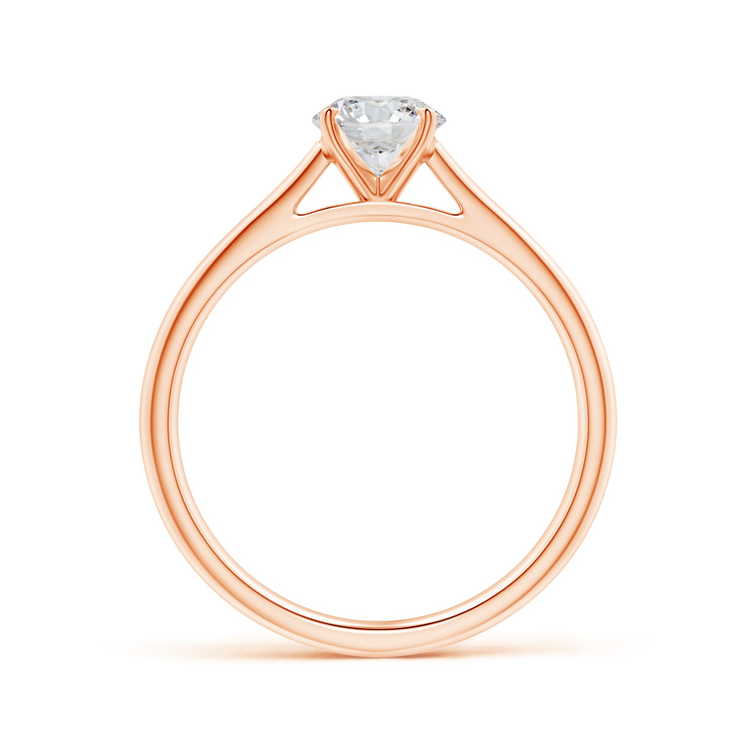 H, SI2 / 0.75 CT / 14 KT Rose Gold