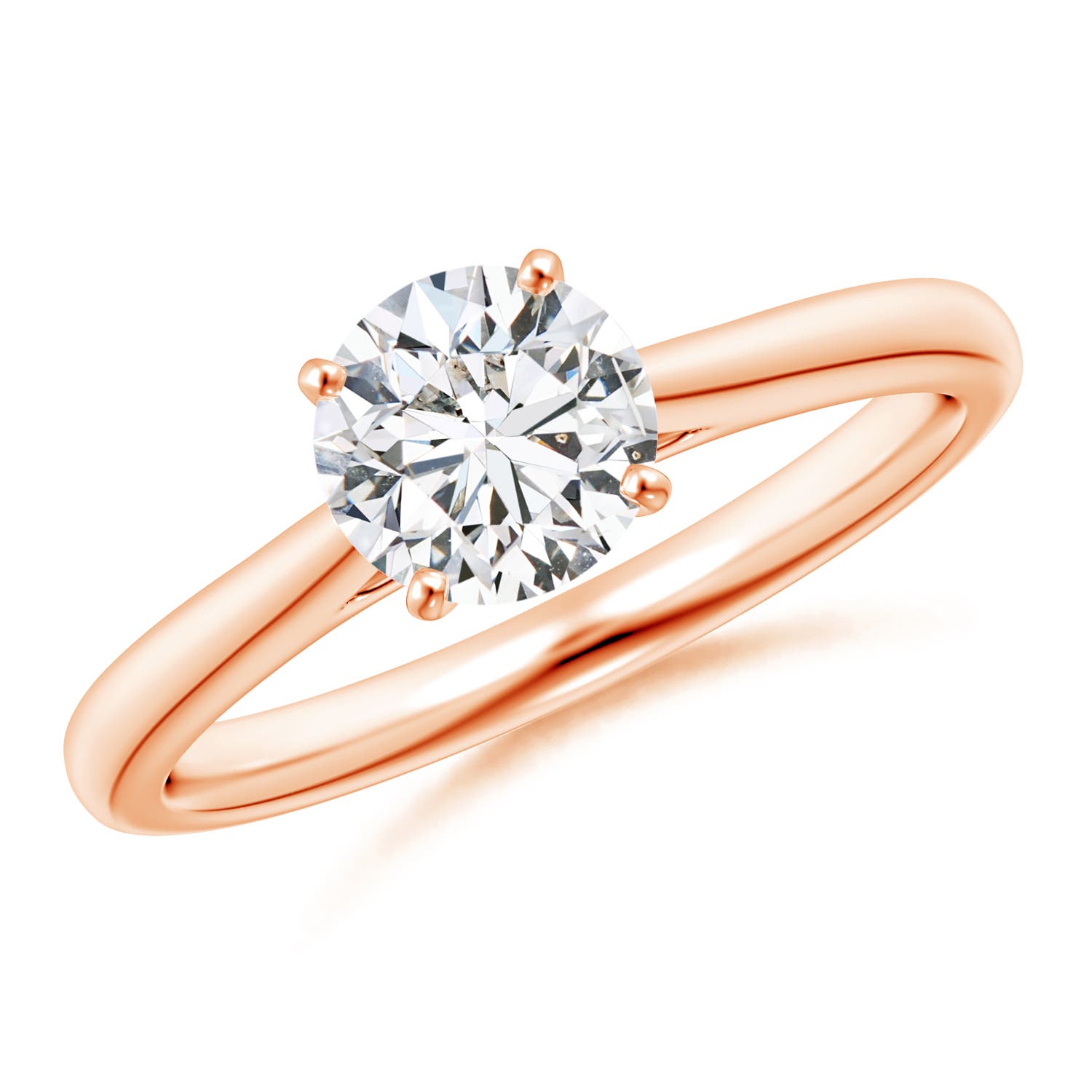 H, SI2 / 1 CT / 14 KT Rose Gold