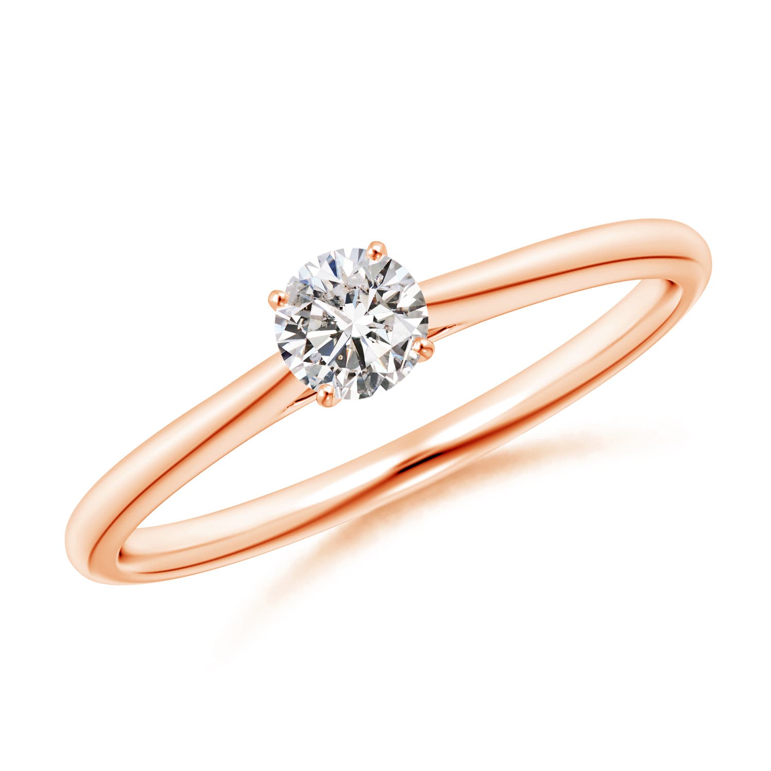 I-J, I1-I2 / 0.25 CT / 14 KT Rose Gold