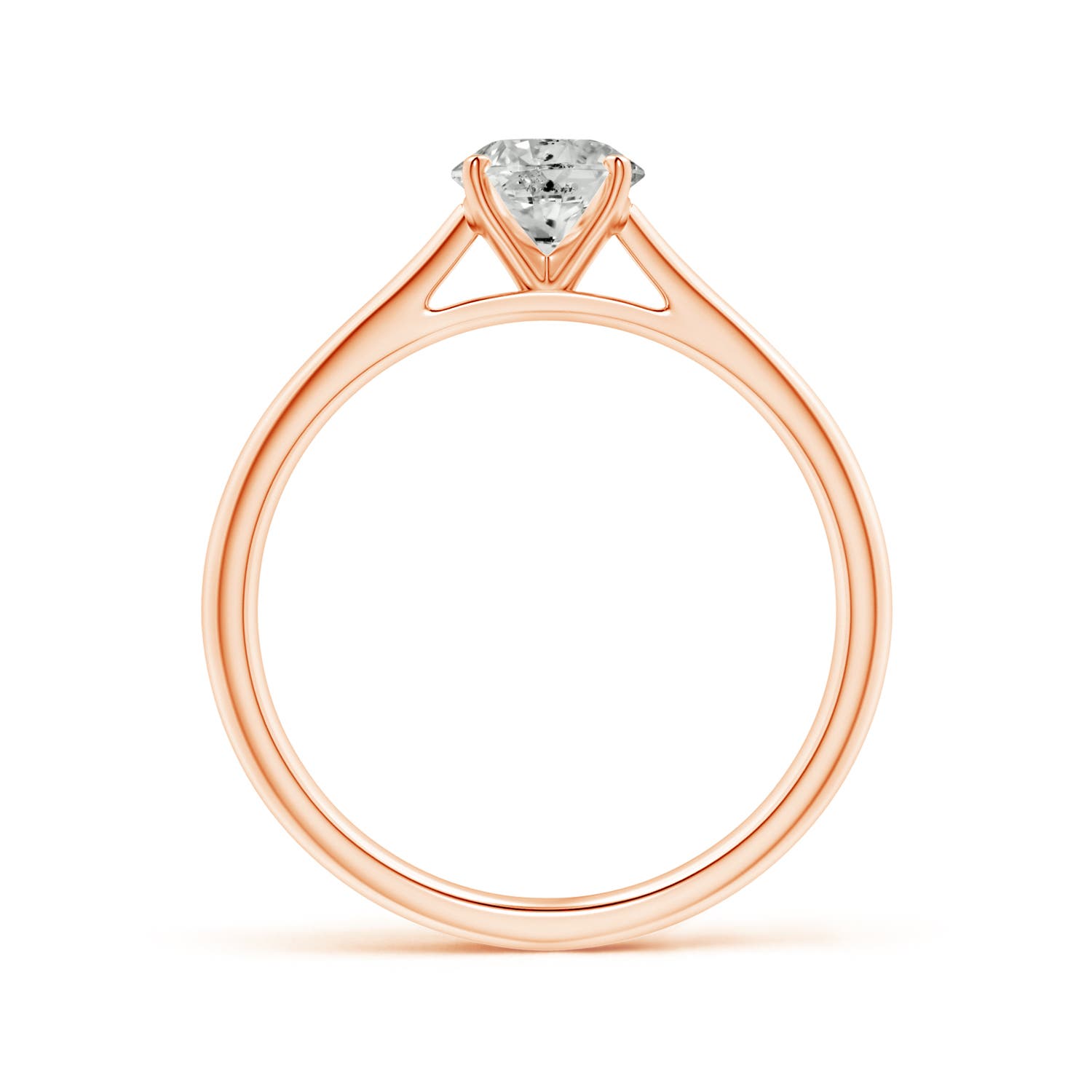 K, I3 / 0.75 CT / 14 KT Rose Gold