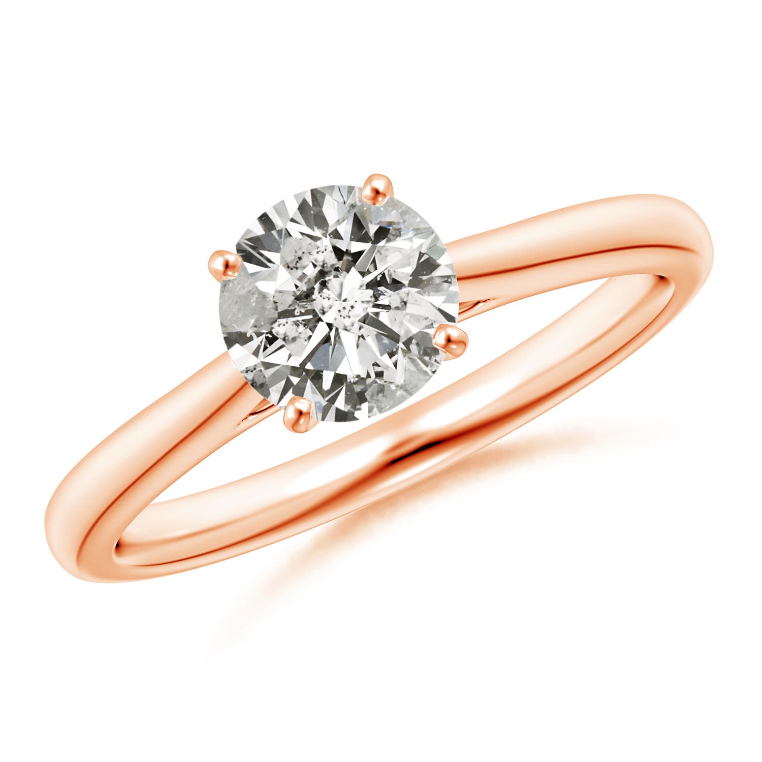 K, I3 / 1 CT / 14 KT Rose Gold